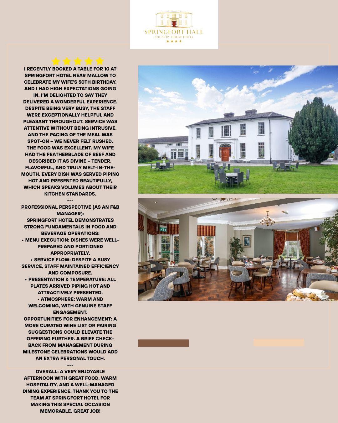 Springfort Hall Country House Hotel | Mallow