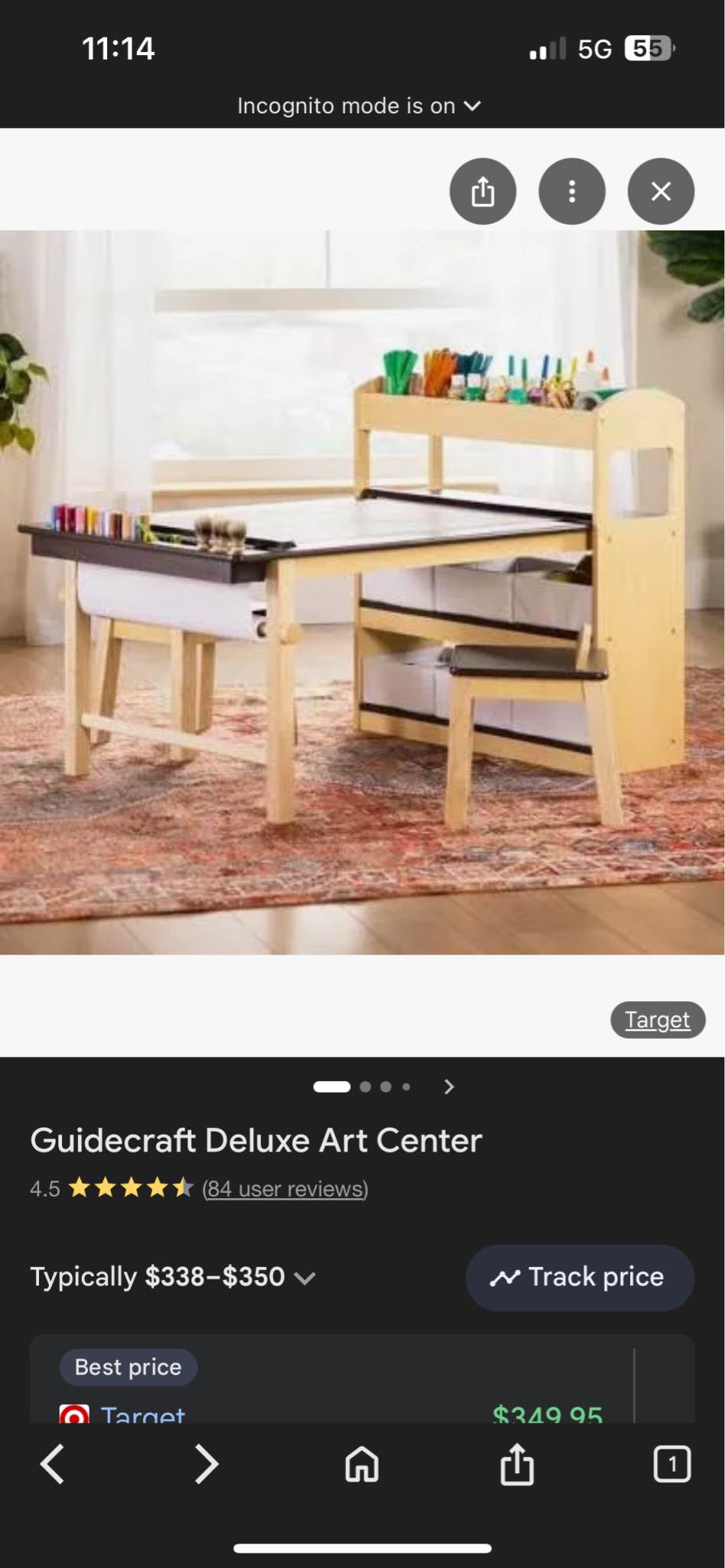 Craft Table by Guidecraft w/2Stools - Desks - Brookfield, Wisconsin ...