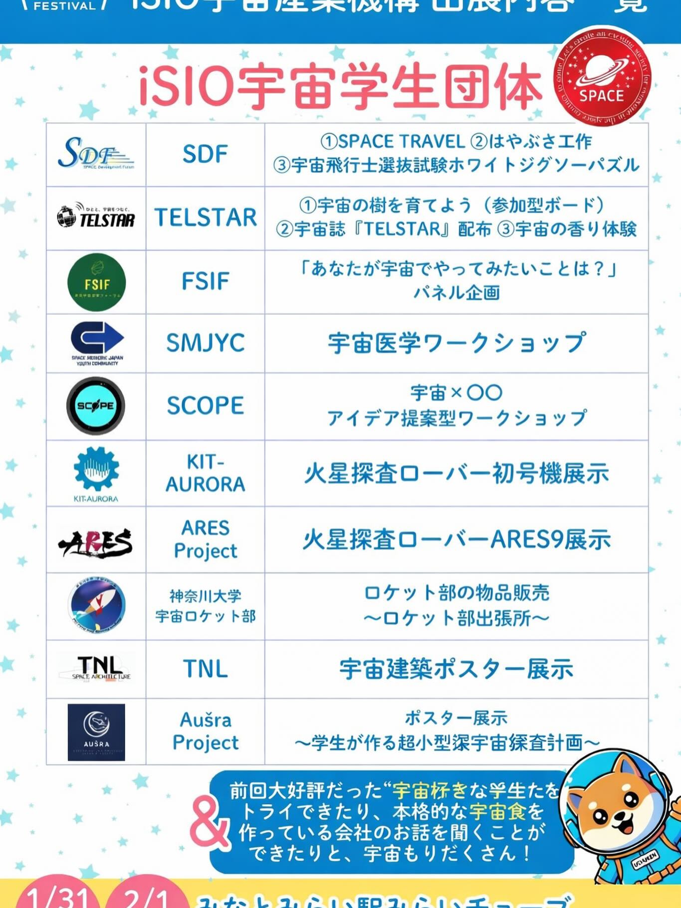 【イベント情報】 YOXO FESTIVAL 2026... - 宇宙開発フォーラム実行委員会(SDF) | Facebook