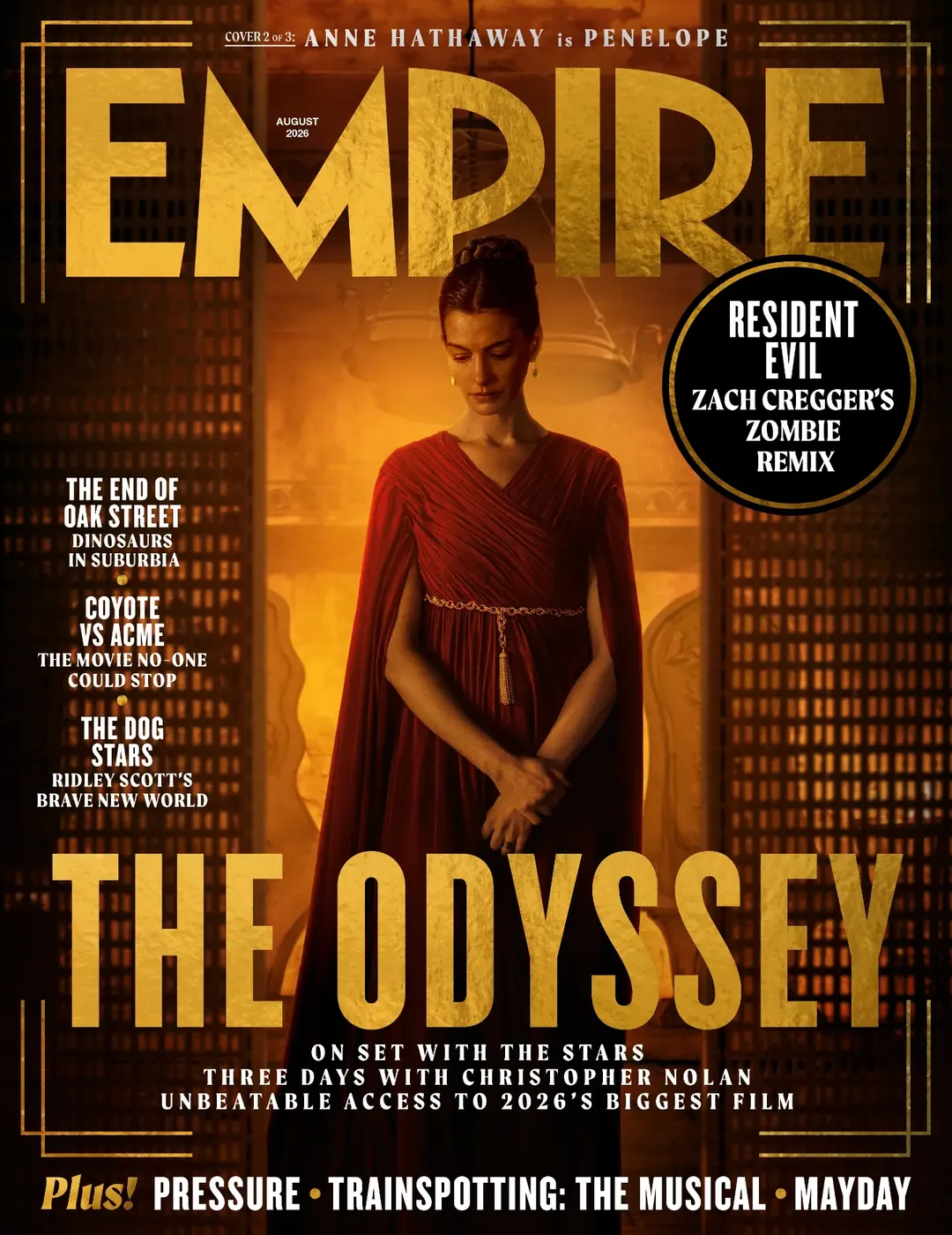 The Odyssey' on the cover of the latest issue of Empire magazine.