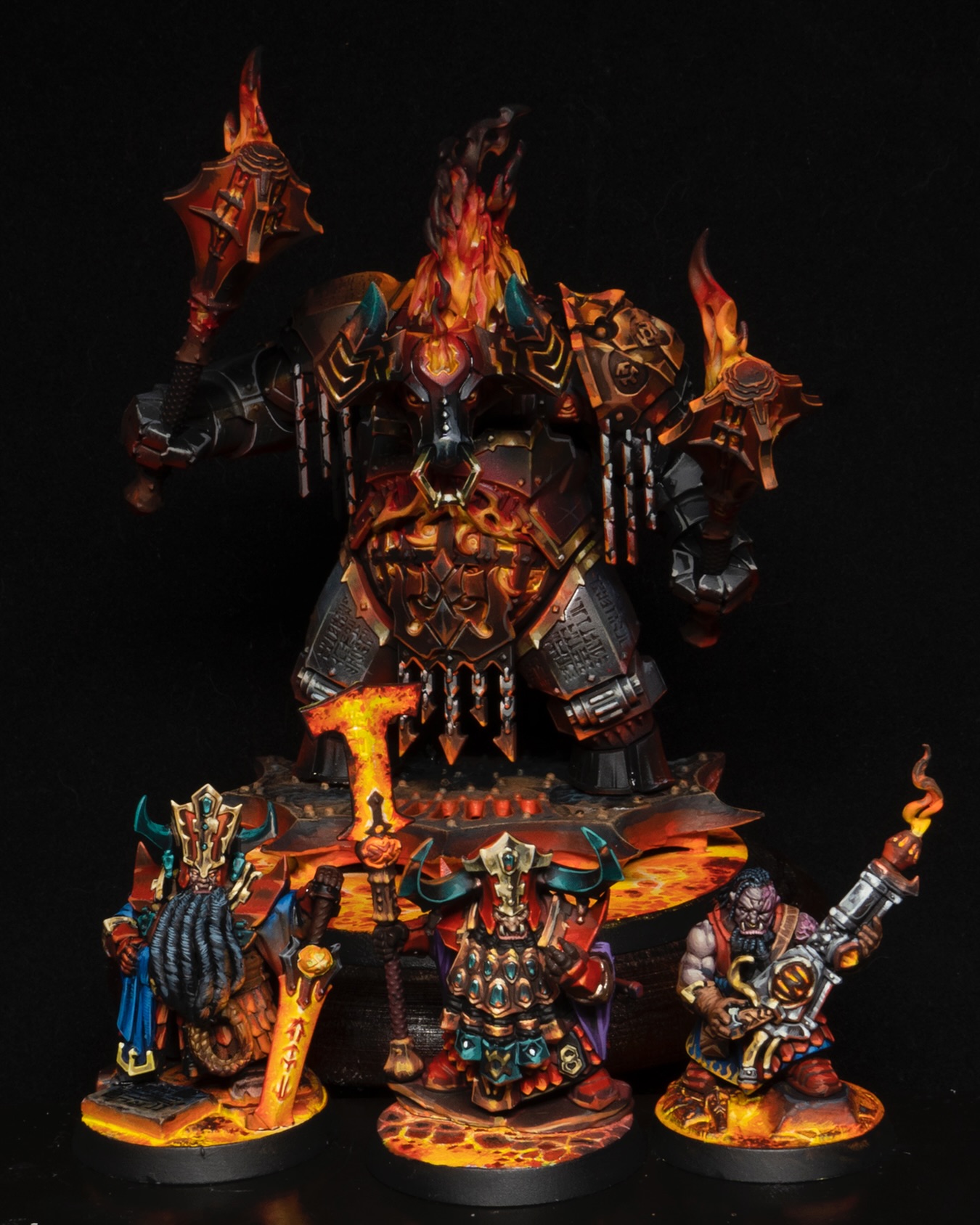 CHK - Very small family picture. Painting some of the new Helsmiths of ...