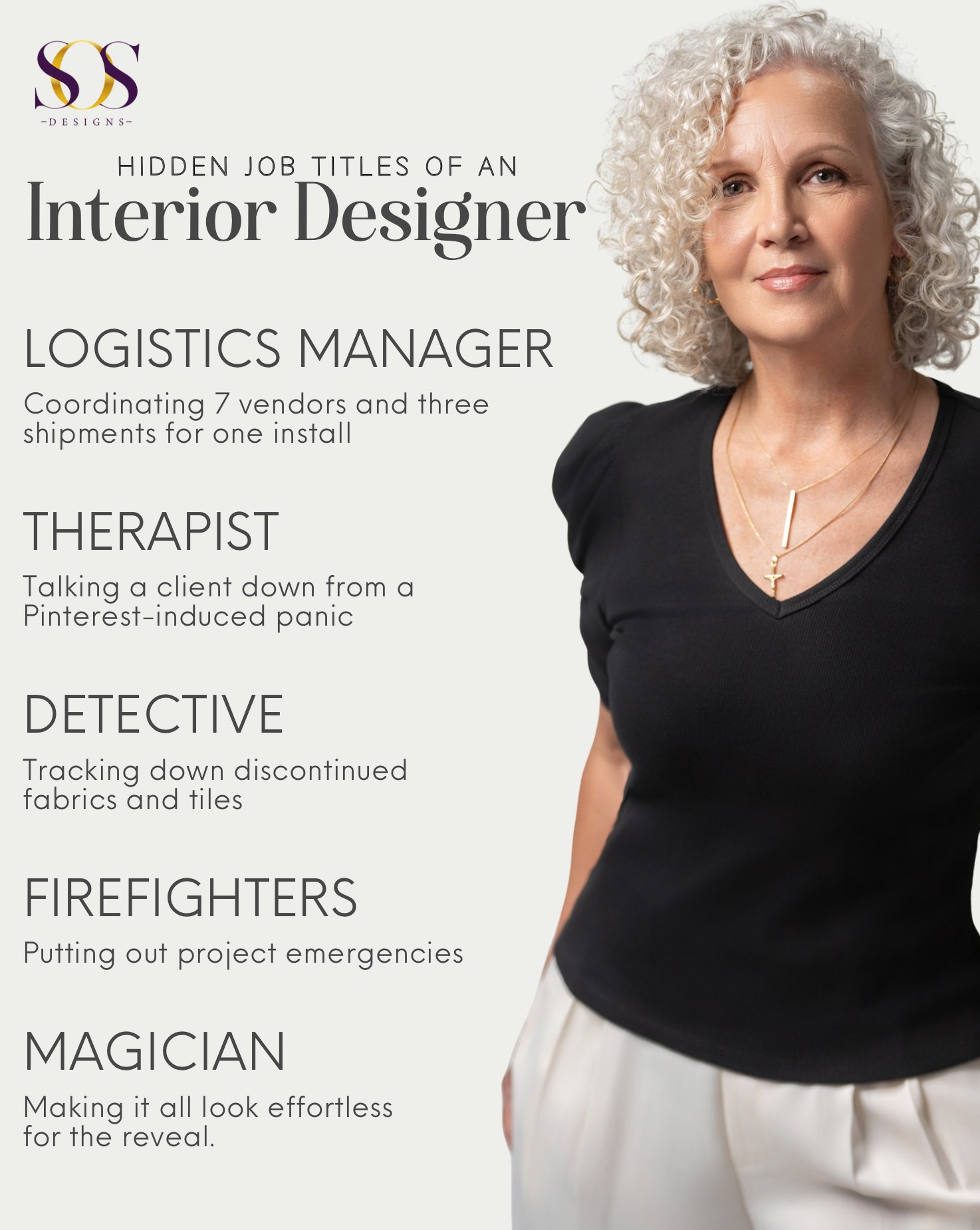 SOS Designs - As interior designers, every project brings... | Facebook