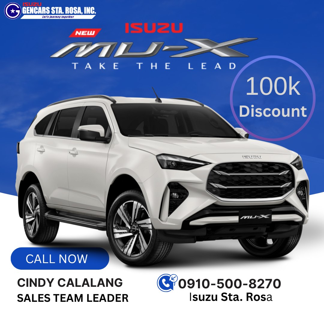 Isuzu - 🚨 BIG SUV DEAL ALERT! 🚨 Isuzu MU-X – Command Every Road 🚘 💪 ...