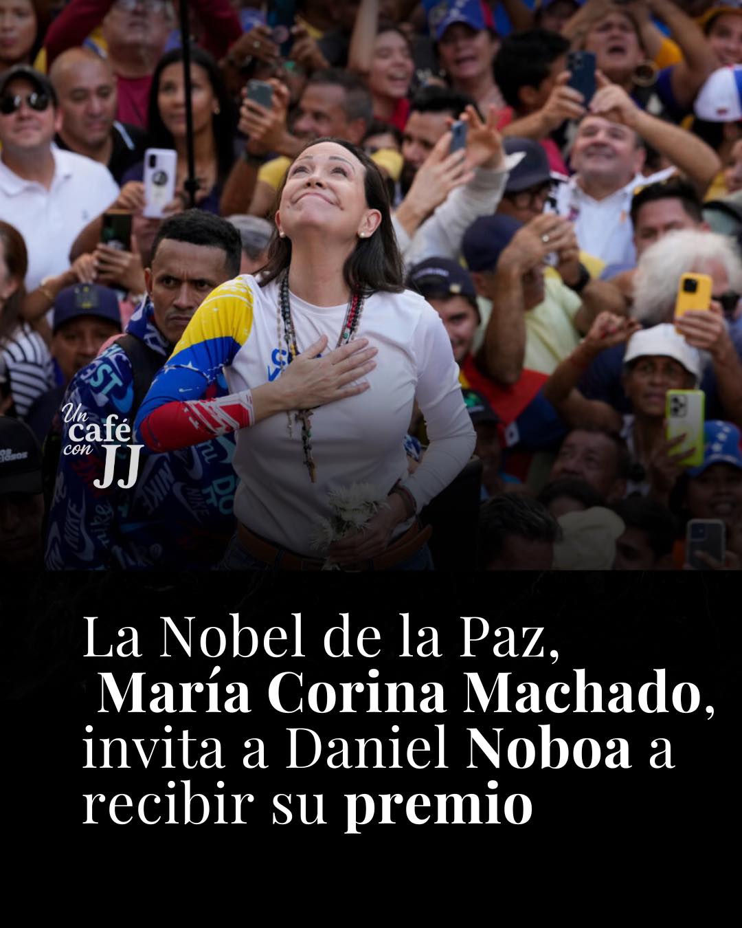 Jimmy - María Corina Machado, galardonada con el Premio Nobel de la Paz ...