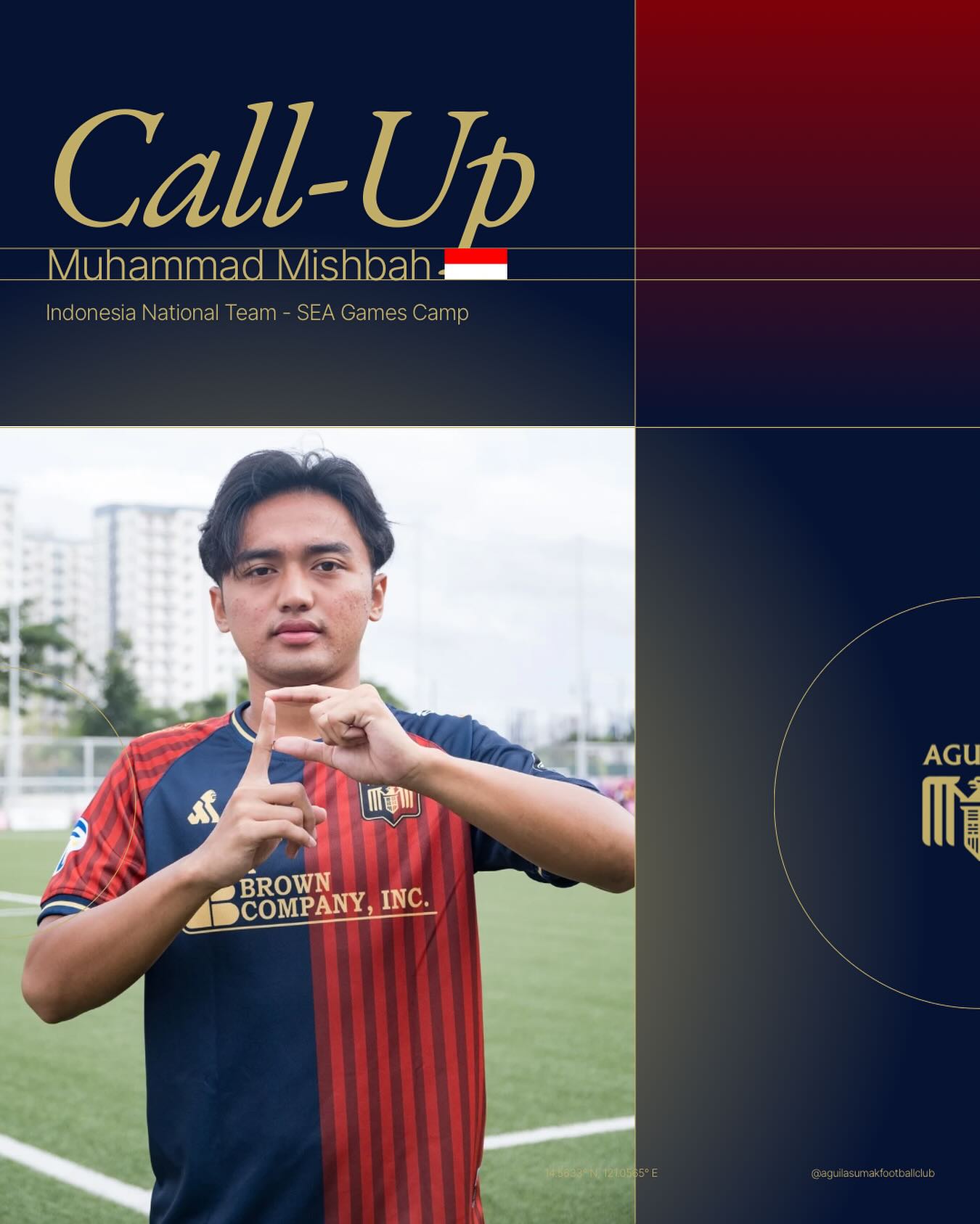 Aguilas FC - Our very own @muh.misbahh receives an... | Facebook