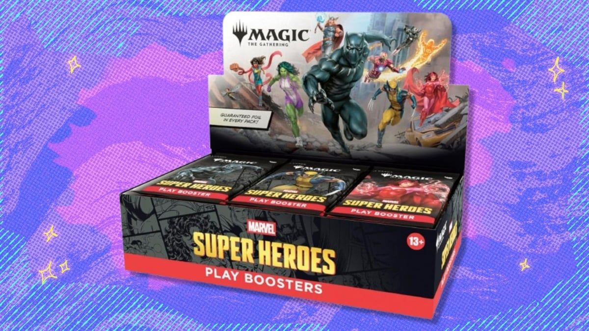 The Magic: The Gathering Marvel Super Heroes Play Booster Box is
