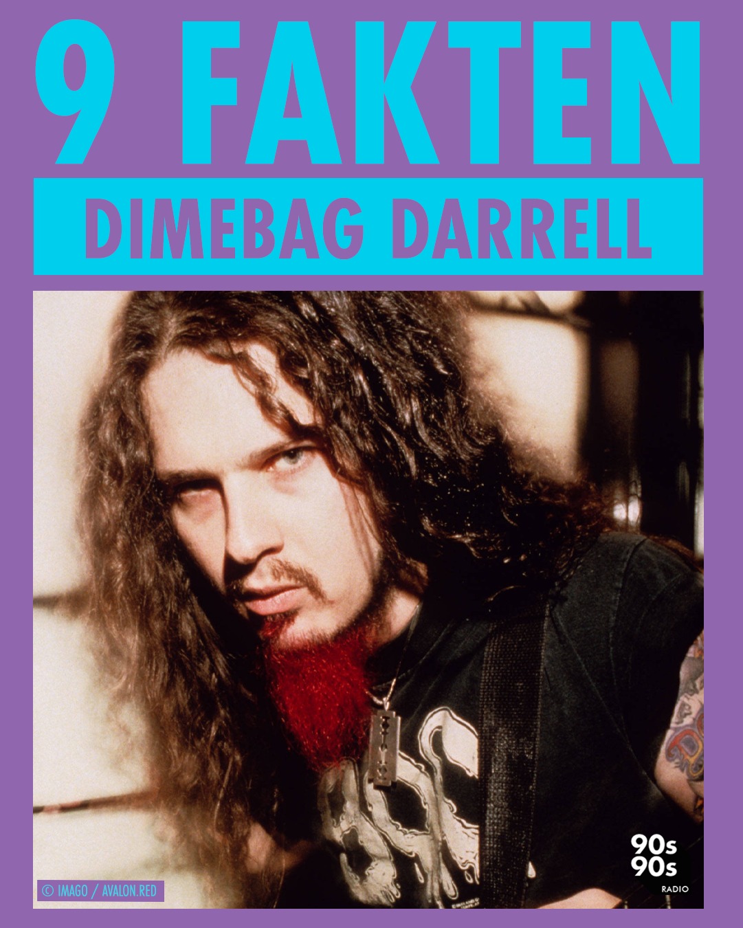 90s90s - #listing • Der Gitarrist Dimebag Darrell wurde 2004 Opfer ...