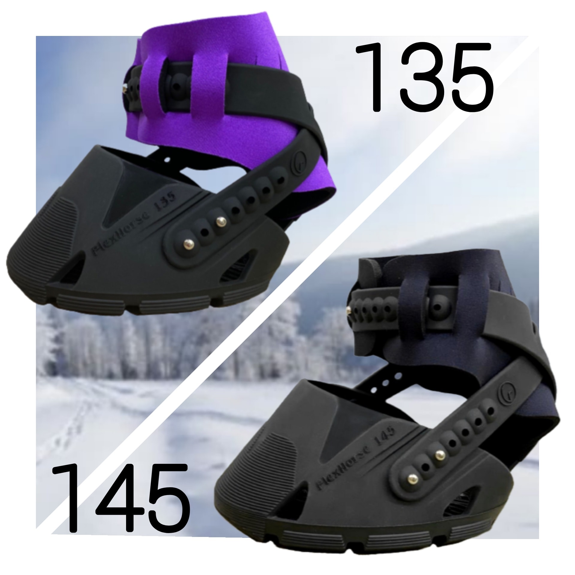 Flex Hoof Boots - The final half sizes, 135 and 145, are...