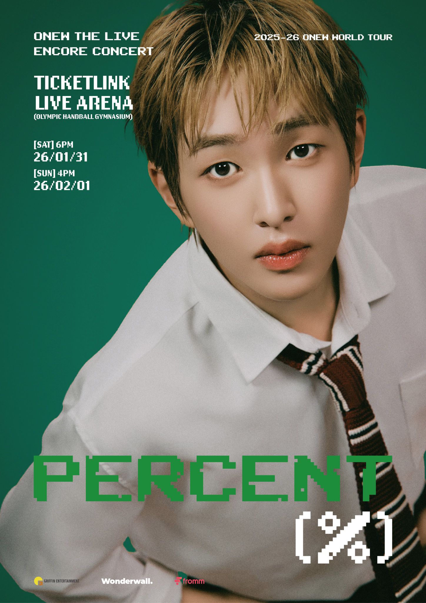 2025-26 ONEW WORLD TOUR [ONEW THE LIVE : PERCENT (%)] ENCORE
