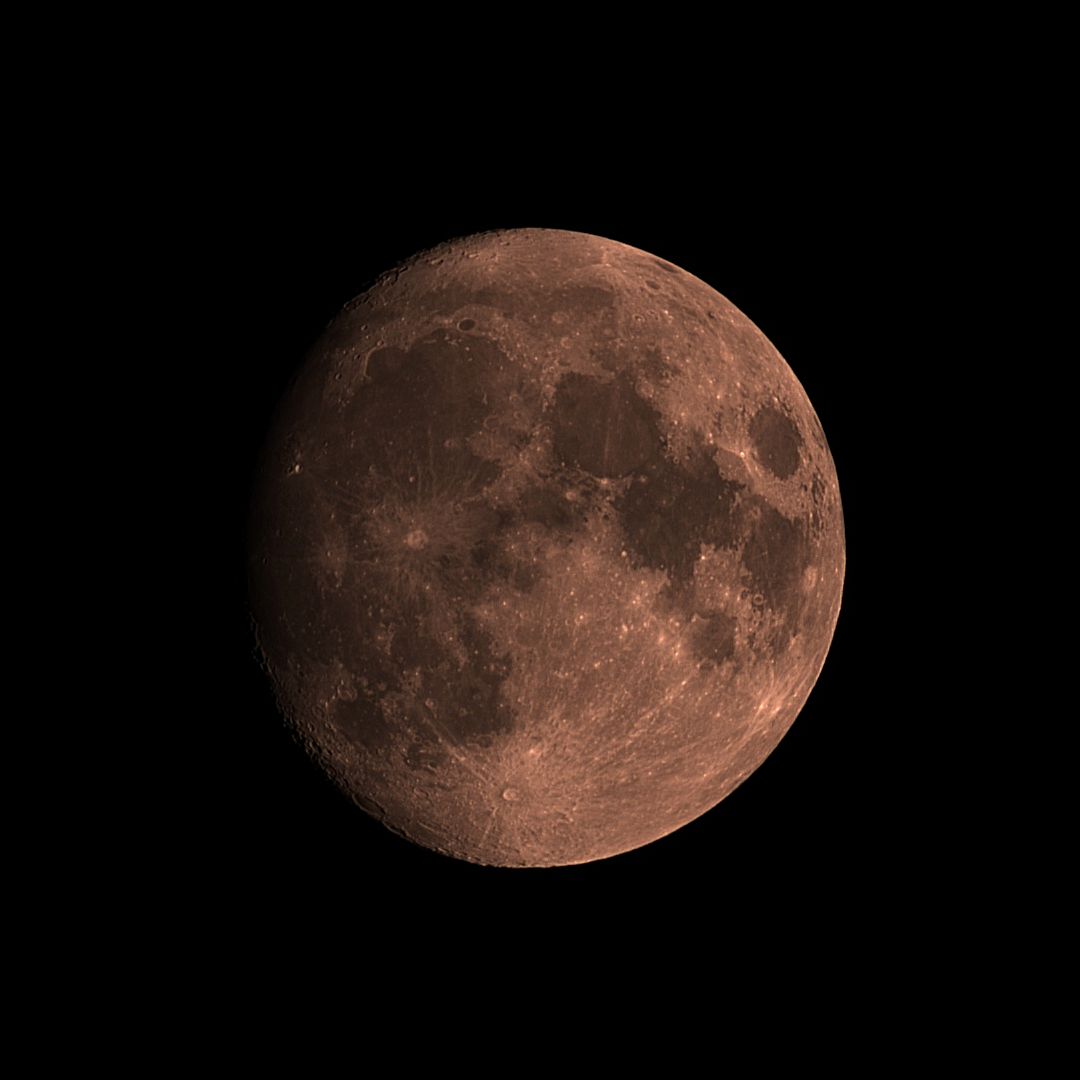 Have you noticed that the Moon is a little more red tonight? That
