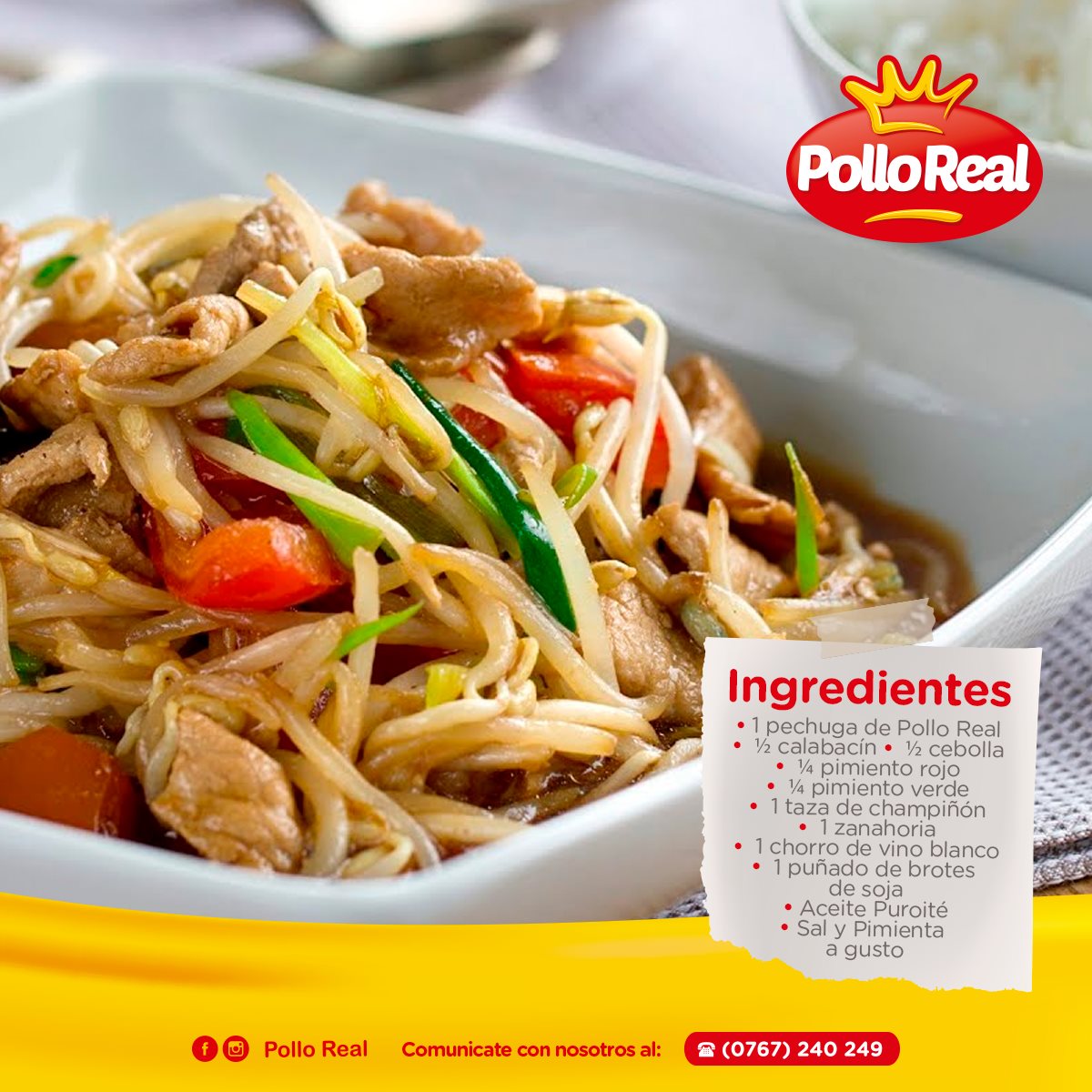 Pollo Real - Hoy te dejamos esta deliciosa receta de...