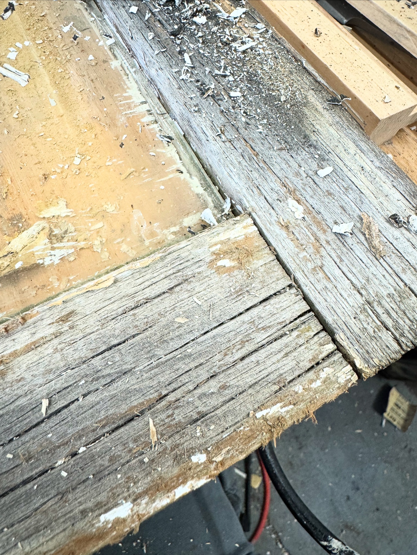Historic - The wood of this sash is in poor condition and presents a ...