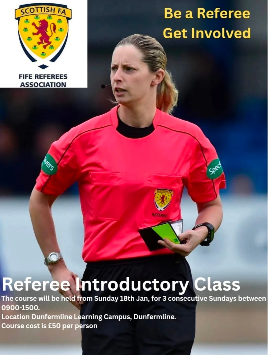 Fife - 📣 Fife Entrance Class 2026 ⚽ Thinking about becoming a referee ...