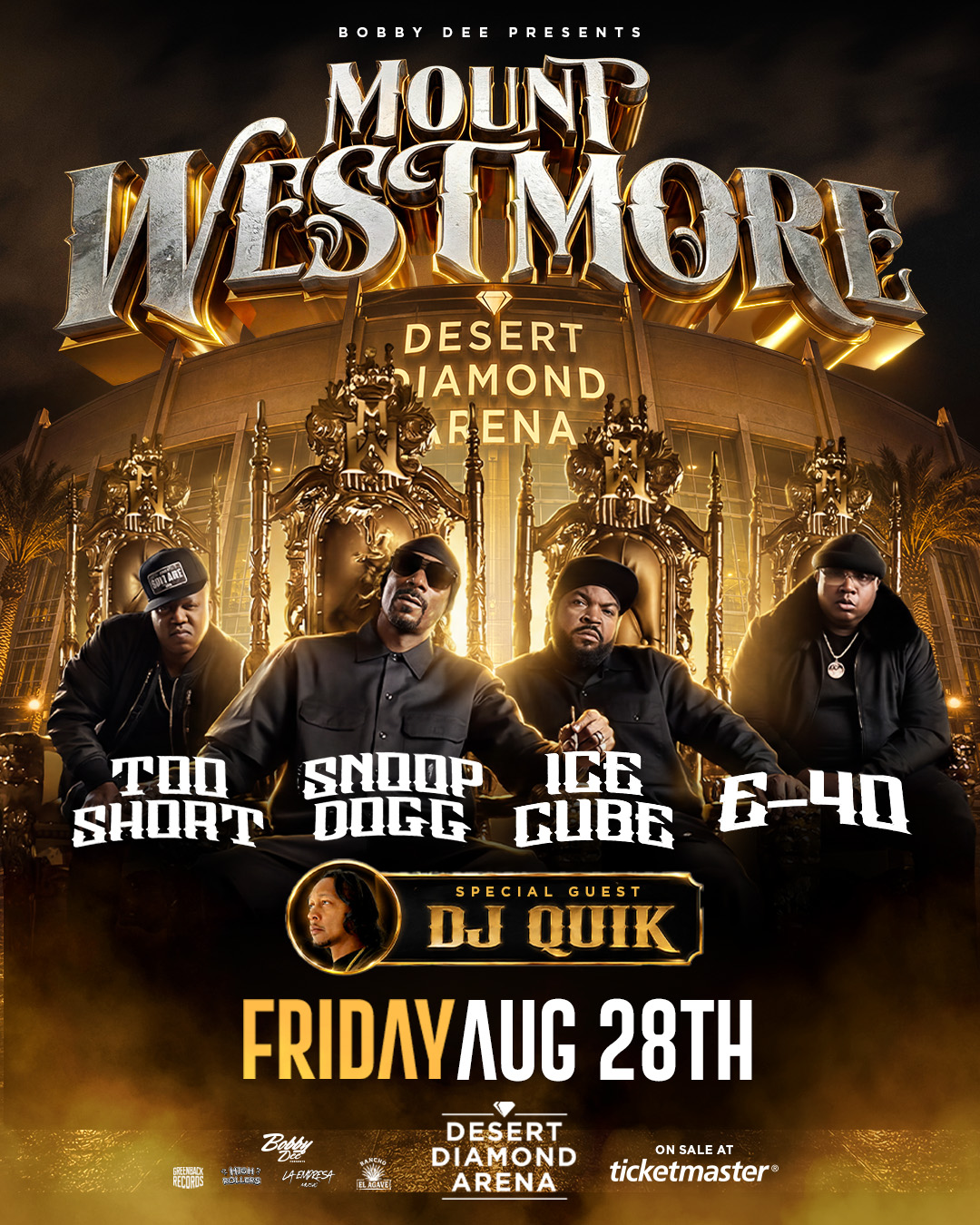 ON SALE NOW! Don't miss Mount Westmore featuring Snoop Dogg, Ice