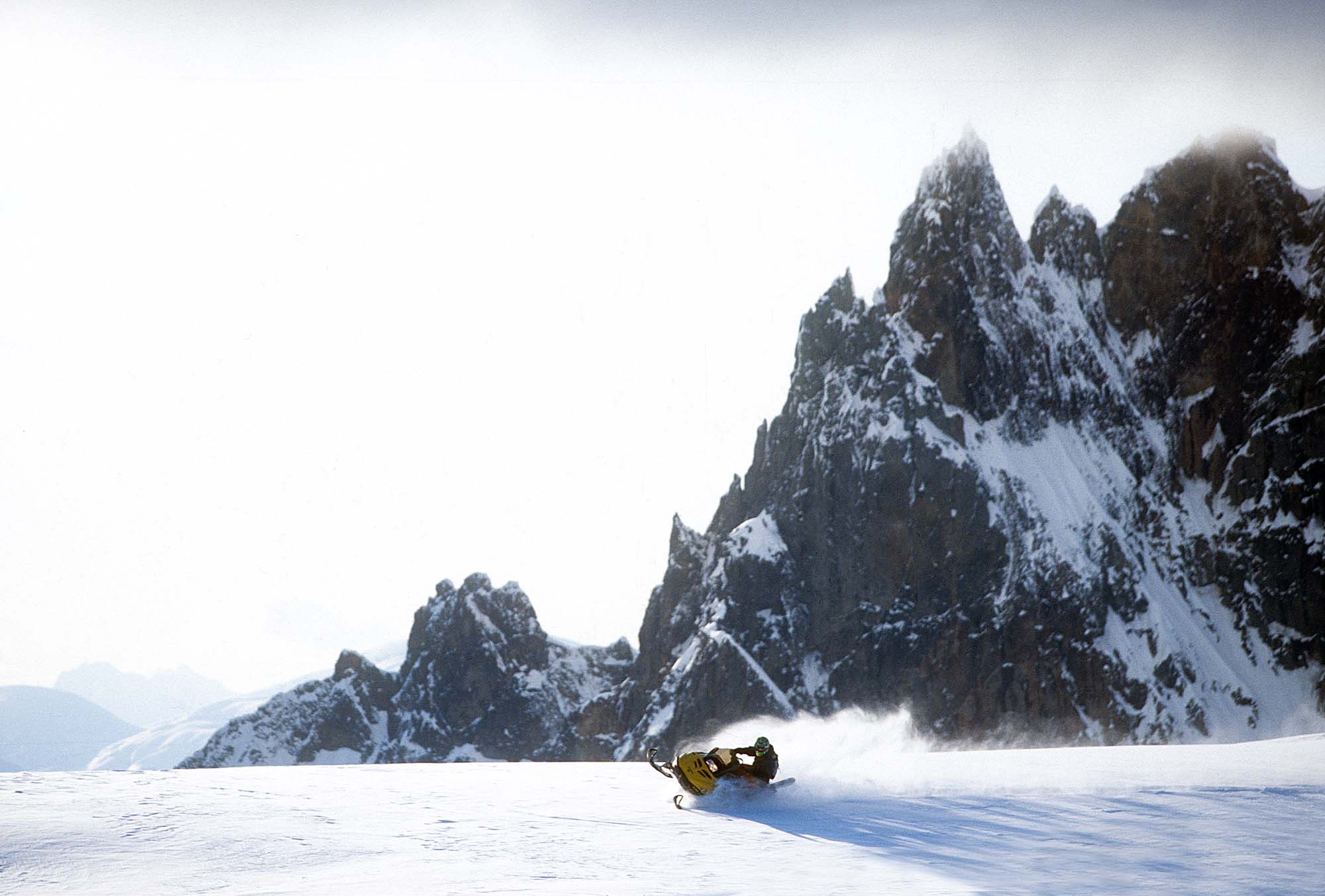 Pioneering sled-accessed snowboarding in the Coast Mountains