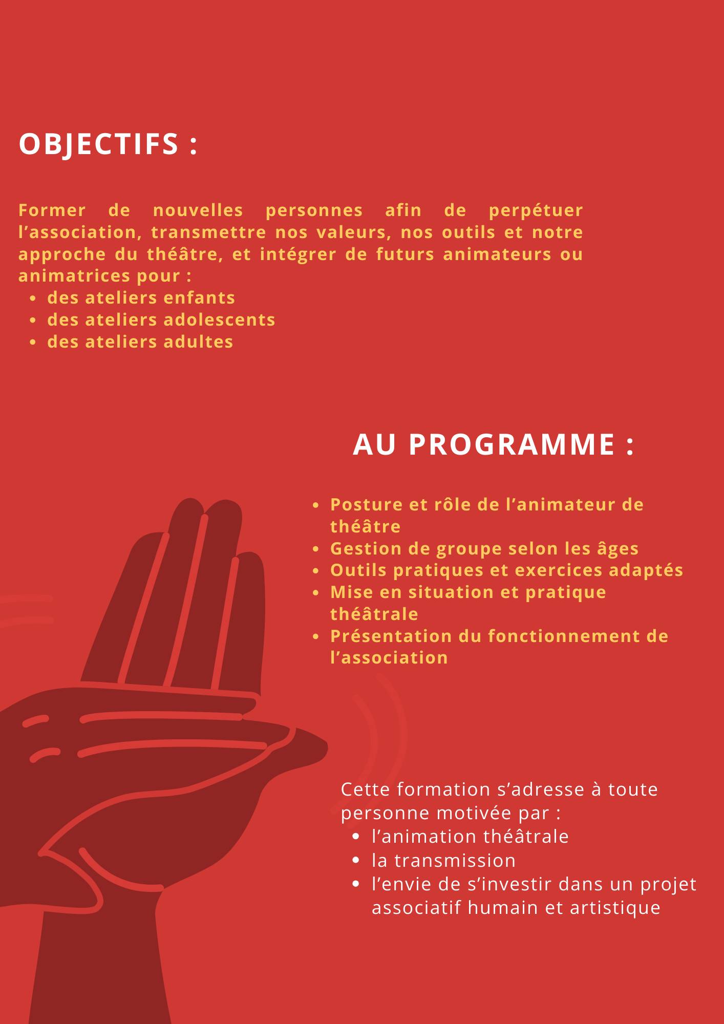 🎭 Le TLT La poule et l'oeuf recrute... - Mairie de Traînou | Facebook