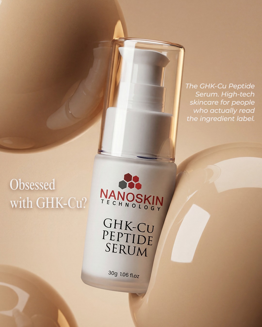 If you've been down the GHK-Cu rabbit hole, you already know. If you haven't, welcome. This is the ingredient that skincare nerds, dermatologists, and anti-ageing enthusiasts have been talking about for years