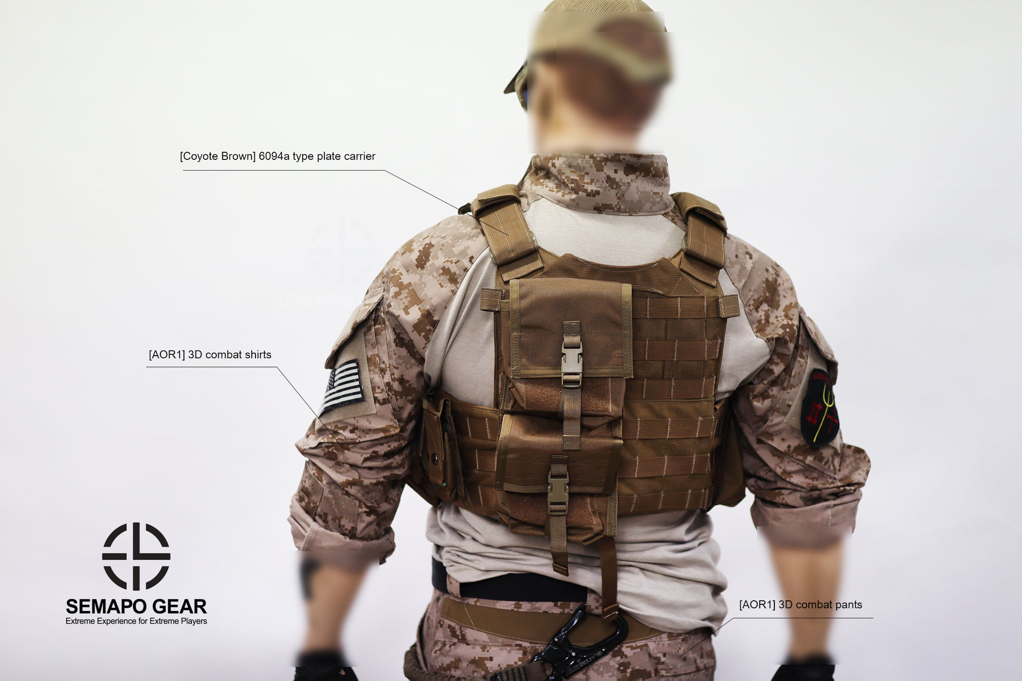 プレートキャリア 6094A AOR1 Semapo Gear