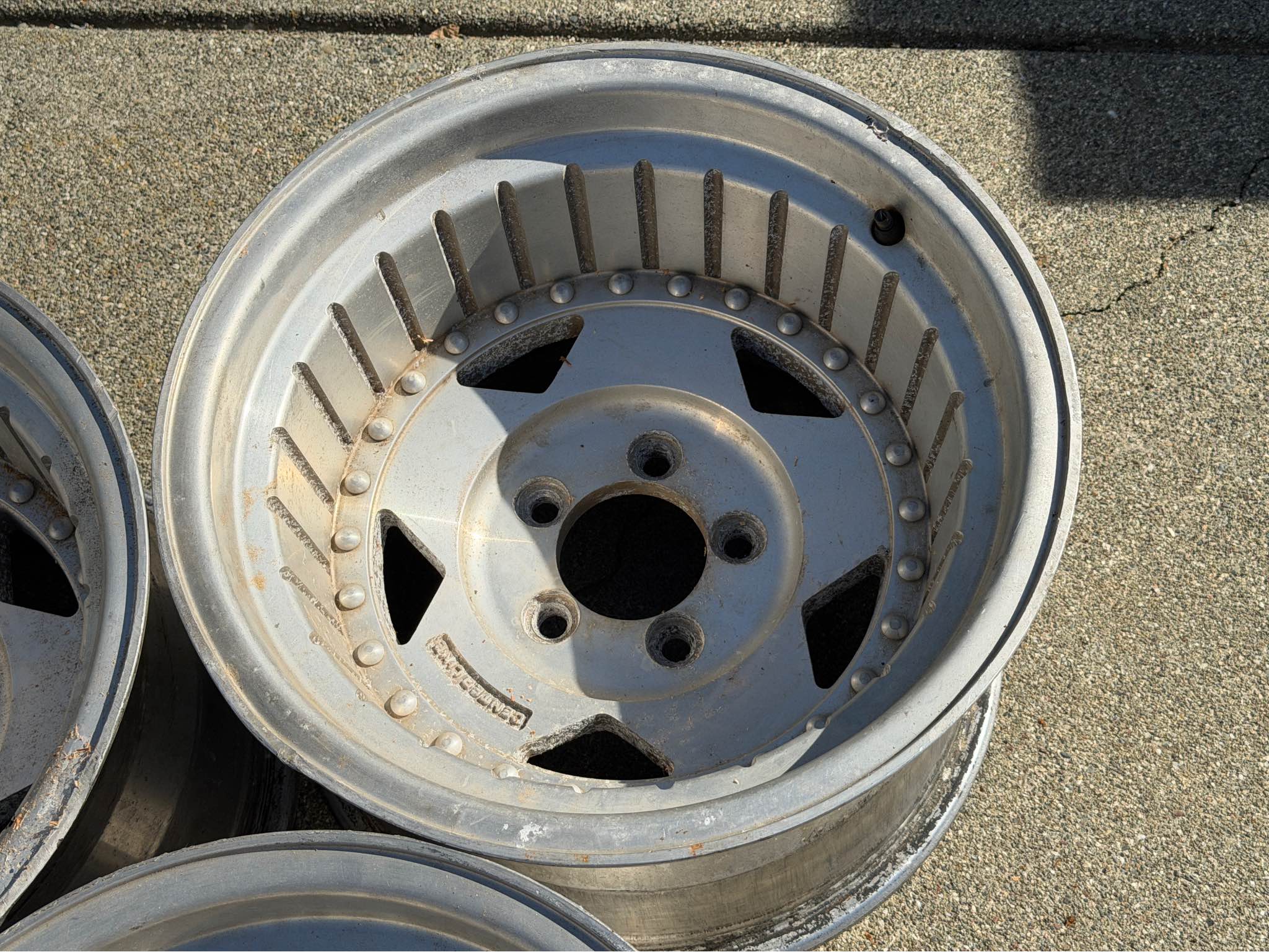 Vintage Center Line Aluminum Wheels – 15” – 5×4.75 GM Bolt Pattern (Set ...