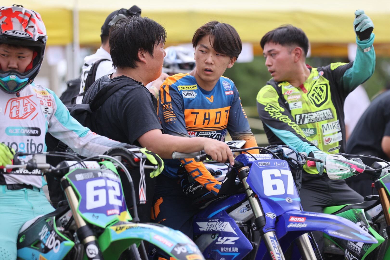 まもなく本日最初の決勝レース、IB OPENクラスヒート1が始まります