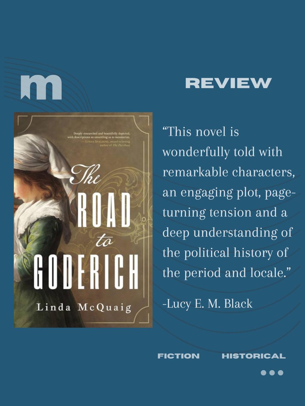 The Road to Goderich by Linda... - The Miramichi Reader | Facebook