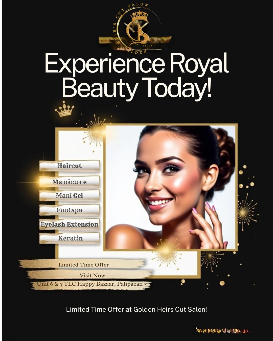 Golden - 🌟 LIMITED TIME OFFER ALERT! 🌟 Dito sa Golden Heirs Cut Salon ...