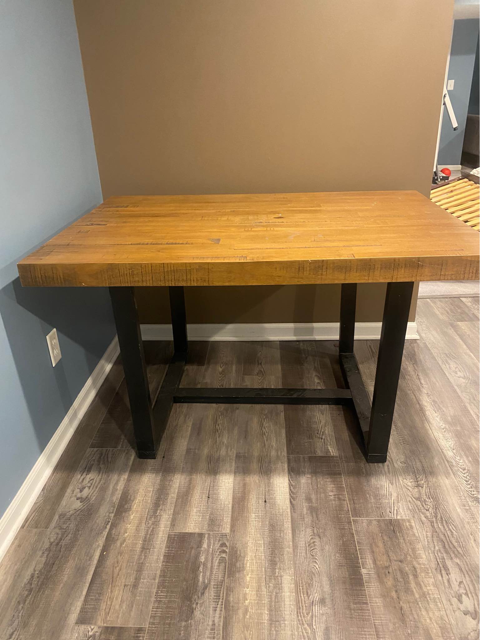 Solid Multipurpose Table – Perfect as Small Dining Table or Desk (52” x ...