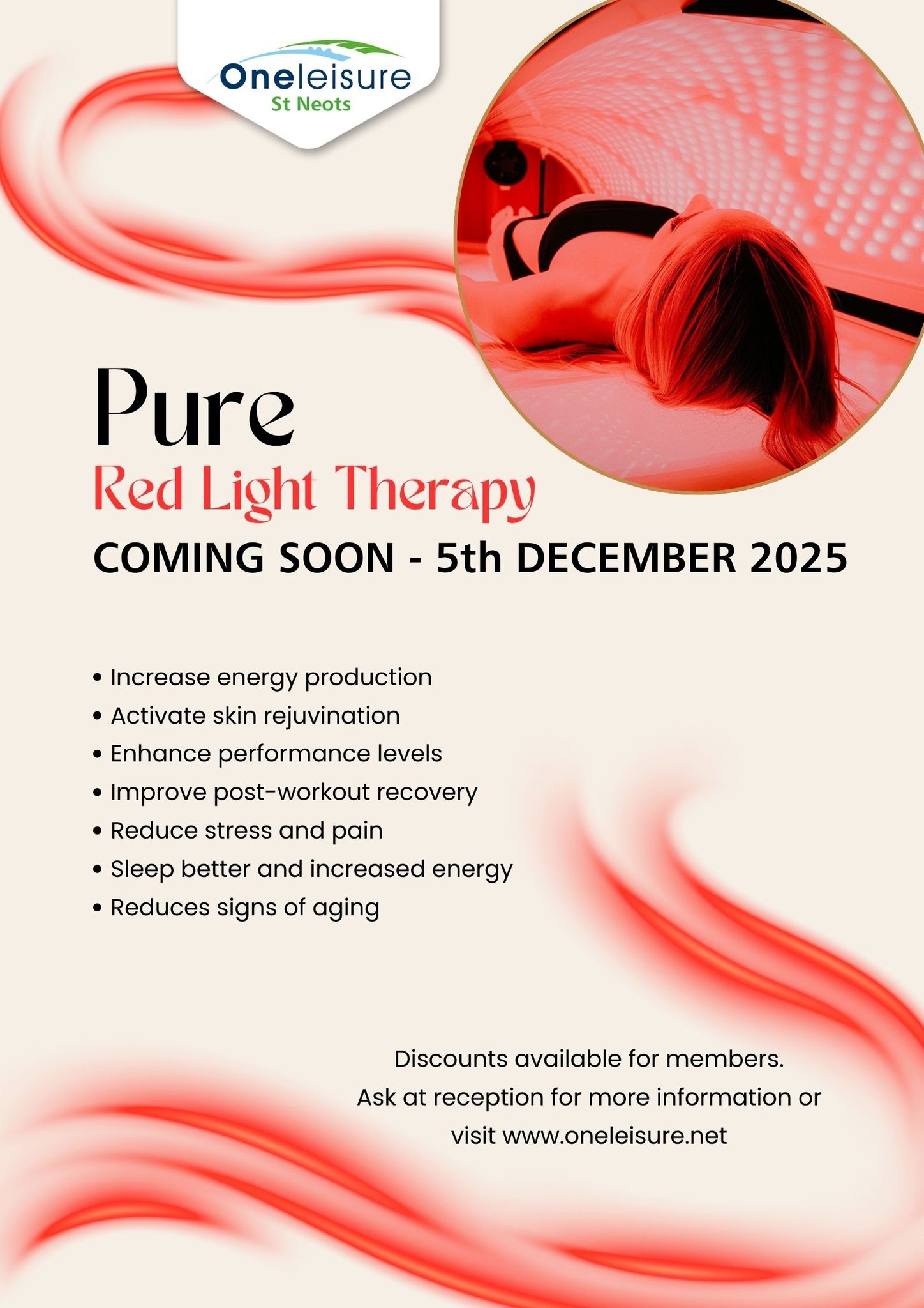 One - We are extremely excited that Red Light Therapy is coming to One ...