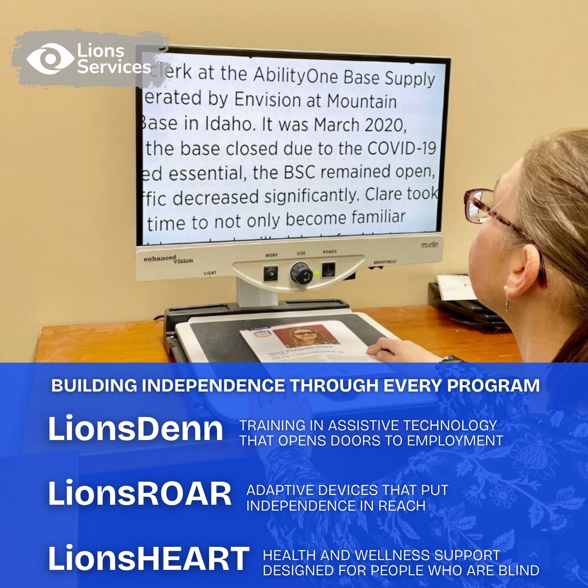Lions Services - 💡 Building independence through every... | Facebook