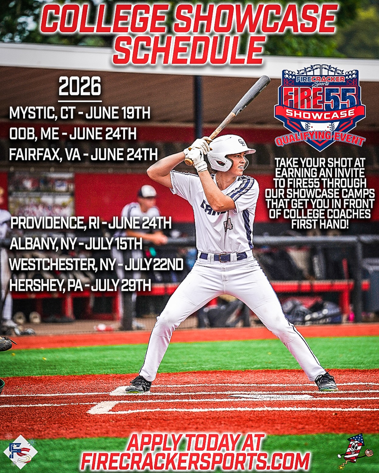 Firecracker - Always looking to get our athletes in from of the coaches ...