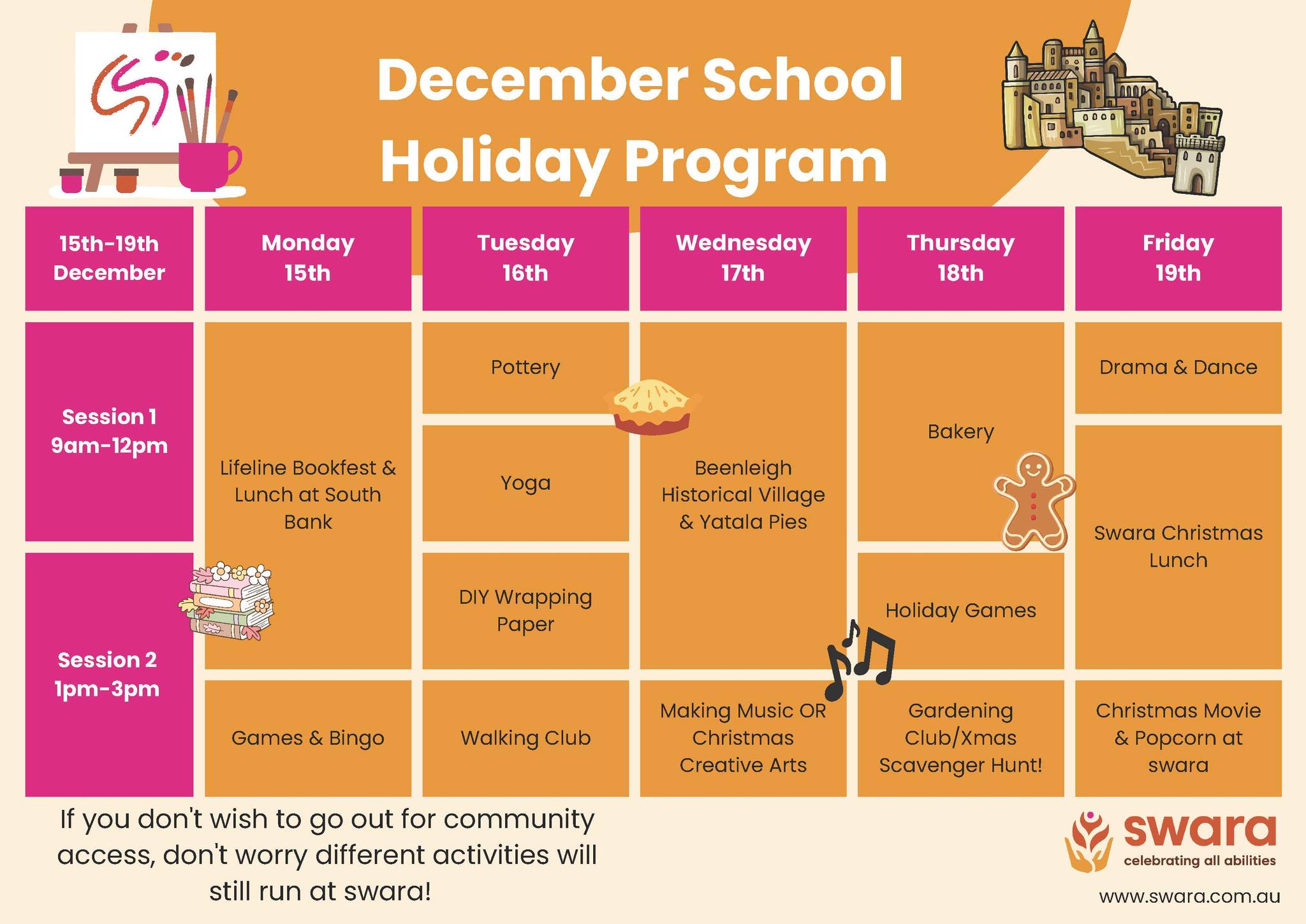 Pine - 🎄 SWARA December/January Holiday Program! 🎄 We’re pleased to ...