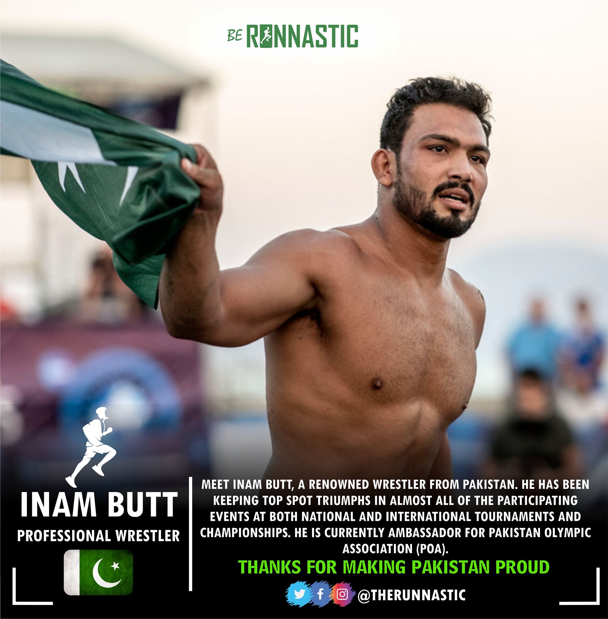 RUNNASTIC - In our series of Pakistan's Pride, meet Inam... | Facebook