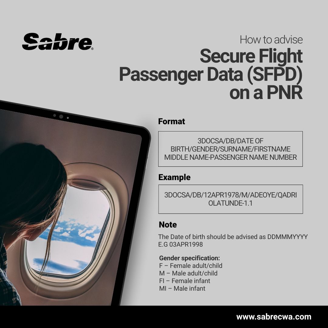 Sabre Central & West Africa... - Sabre Central & West Africa