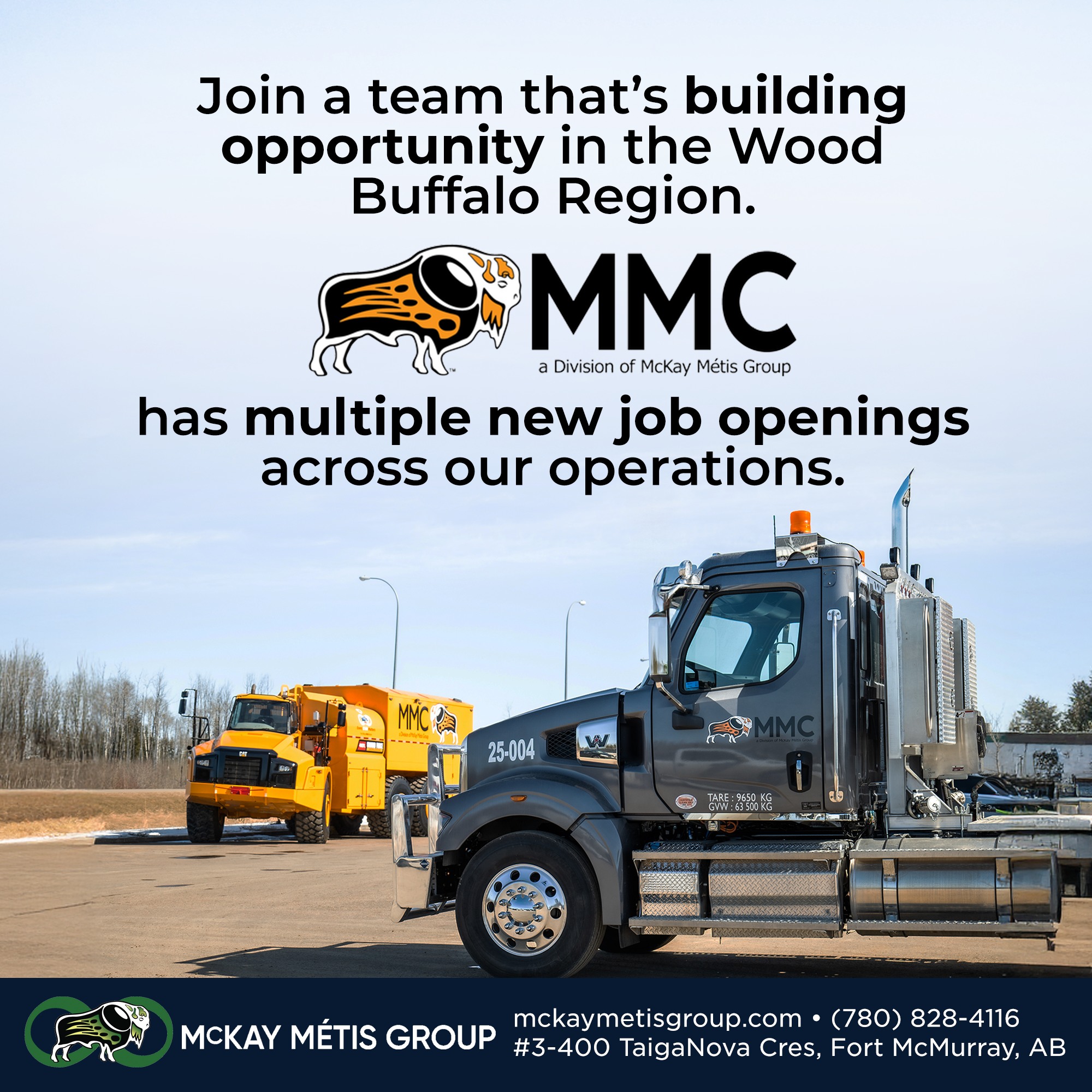 McKay - 🚧 We’re growing and we’re hiring! McKay Métis Contracting, our ...