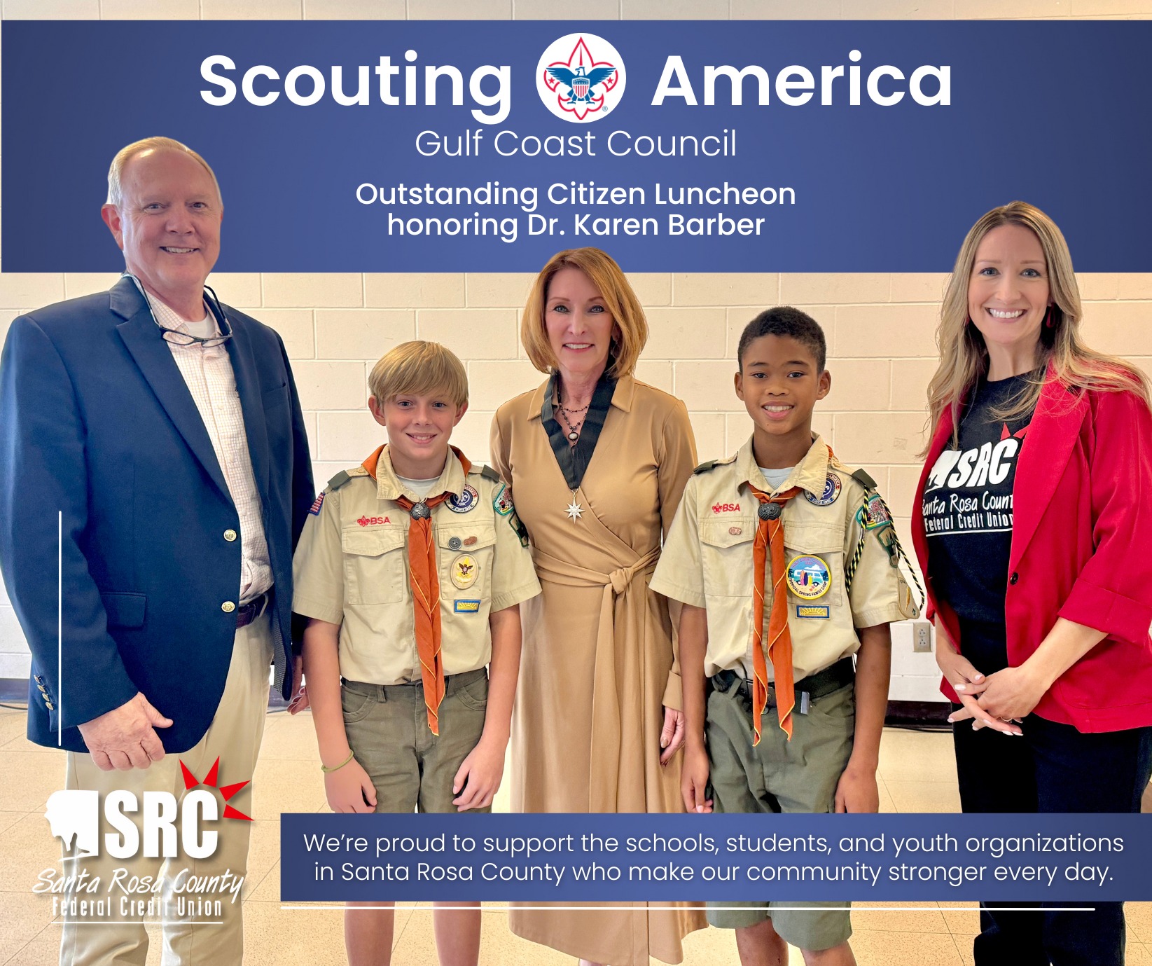 It was an honor... - Santa Rosa County Federal Credit Union | Facebook
