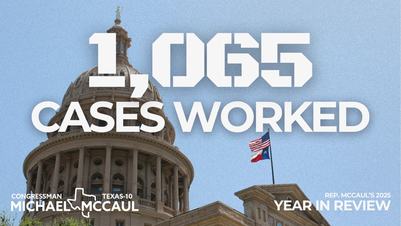 Michael McCaul - My casework team works year-round to... | Facebook