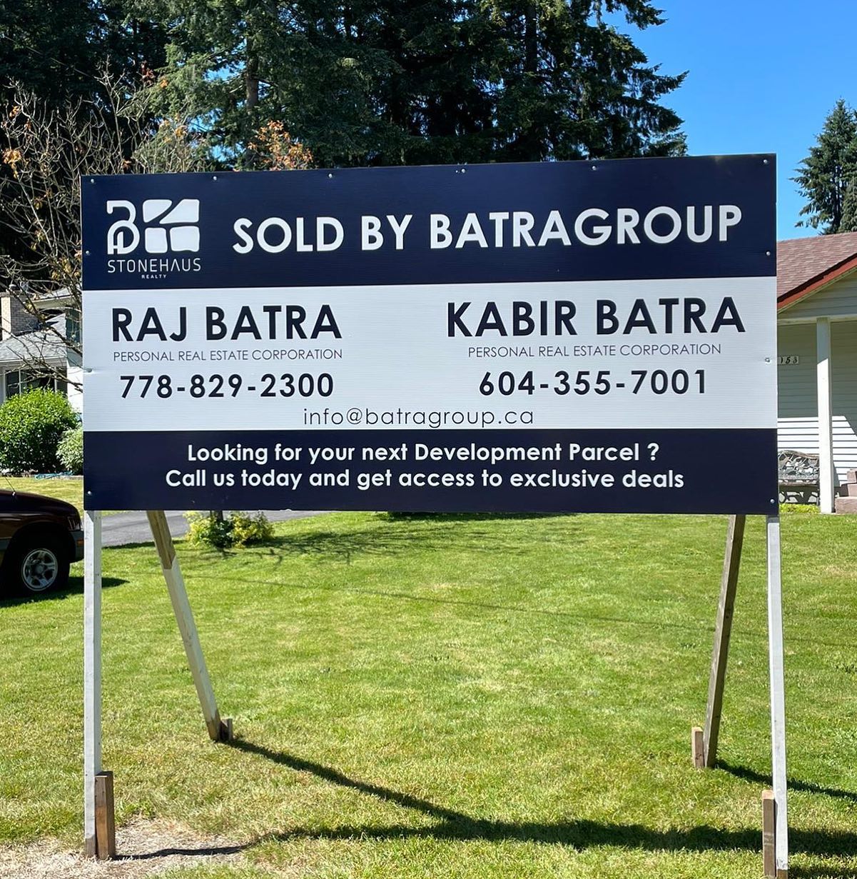 Print Elements - 3 ways to use large development signs... | Facebook
