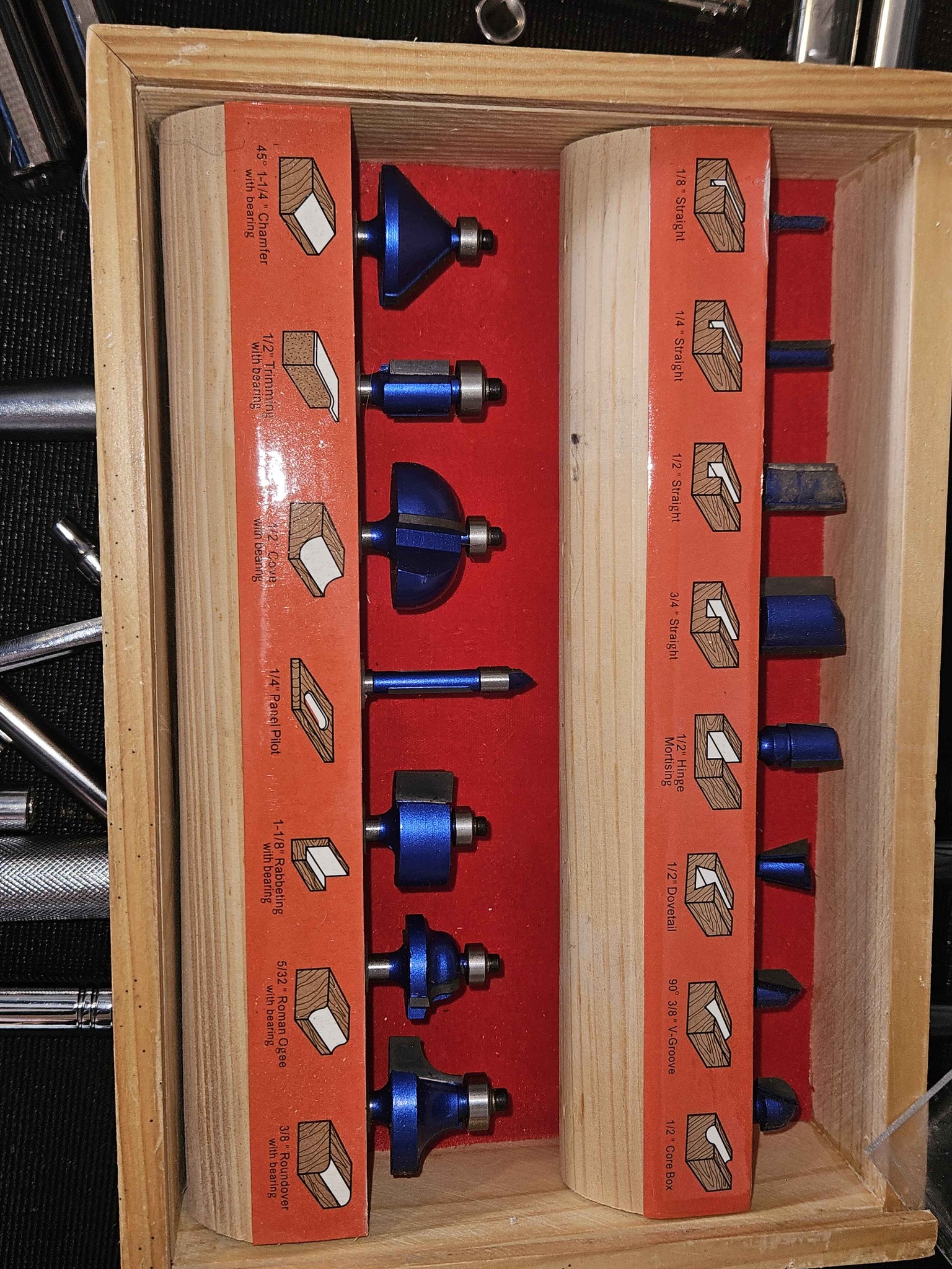 Router cutting tip - bit set - Router Bits - Wildwood, Missouri ...