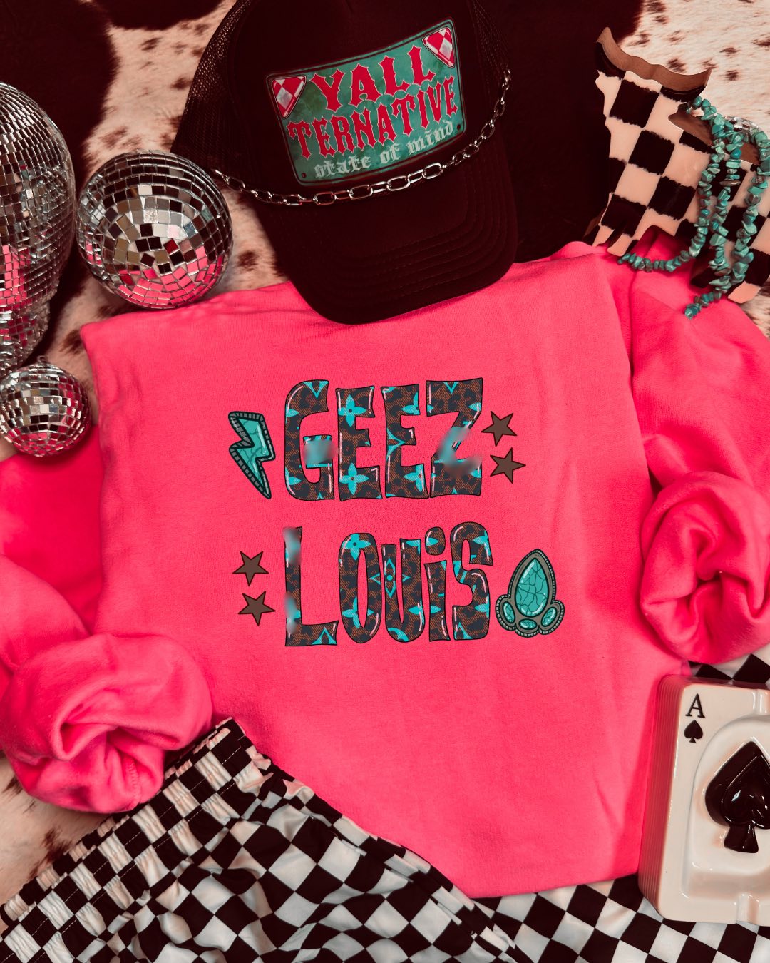 T-Shirt Victoria's Secret PINK "BLING" Indiana University IU - Manches Longues - Noir - Neuf Avec étiquette