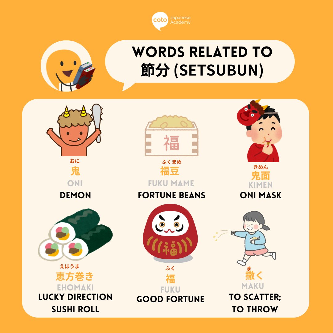 Learn - Words Related to Setsubun Picture Source: Coto Japanese Academy ...