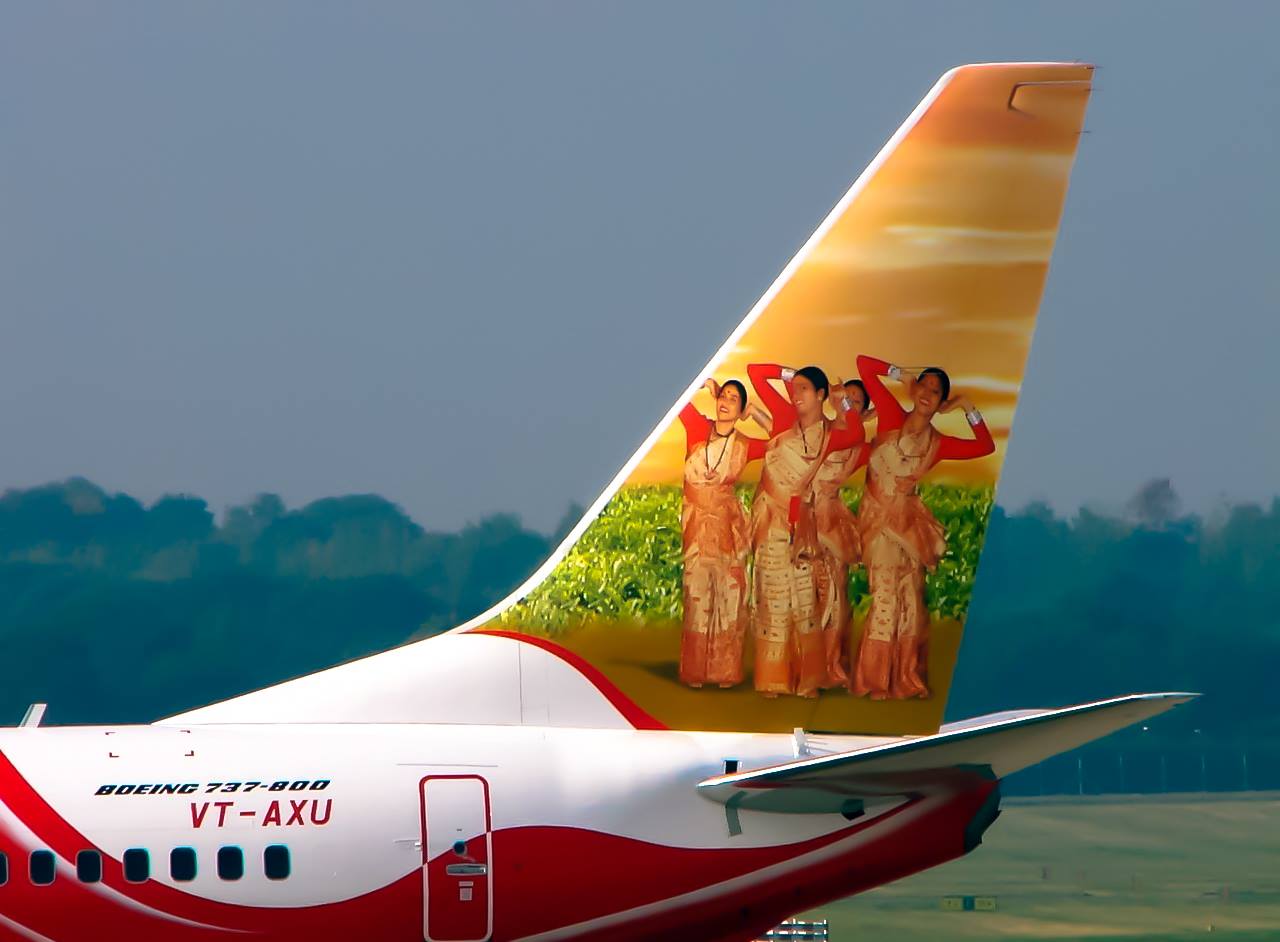 The tail of VT-AXU portrays the... - Air India Express | Facebook