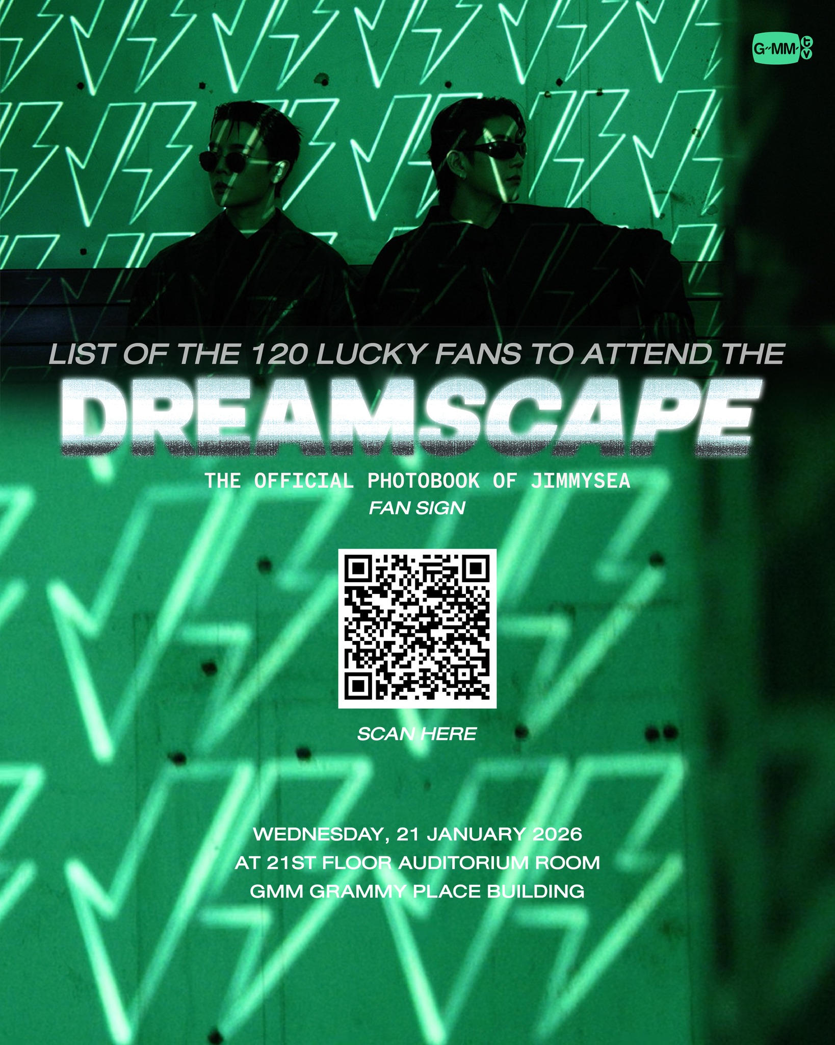 List of the 120 lucky fans to attend the DREAMSCAPE | THE OFFICIAL