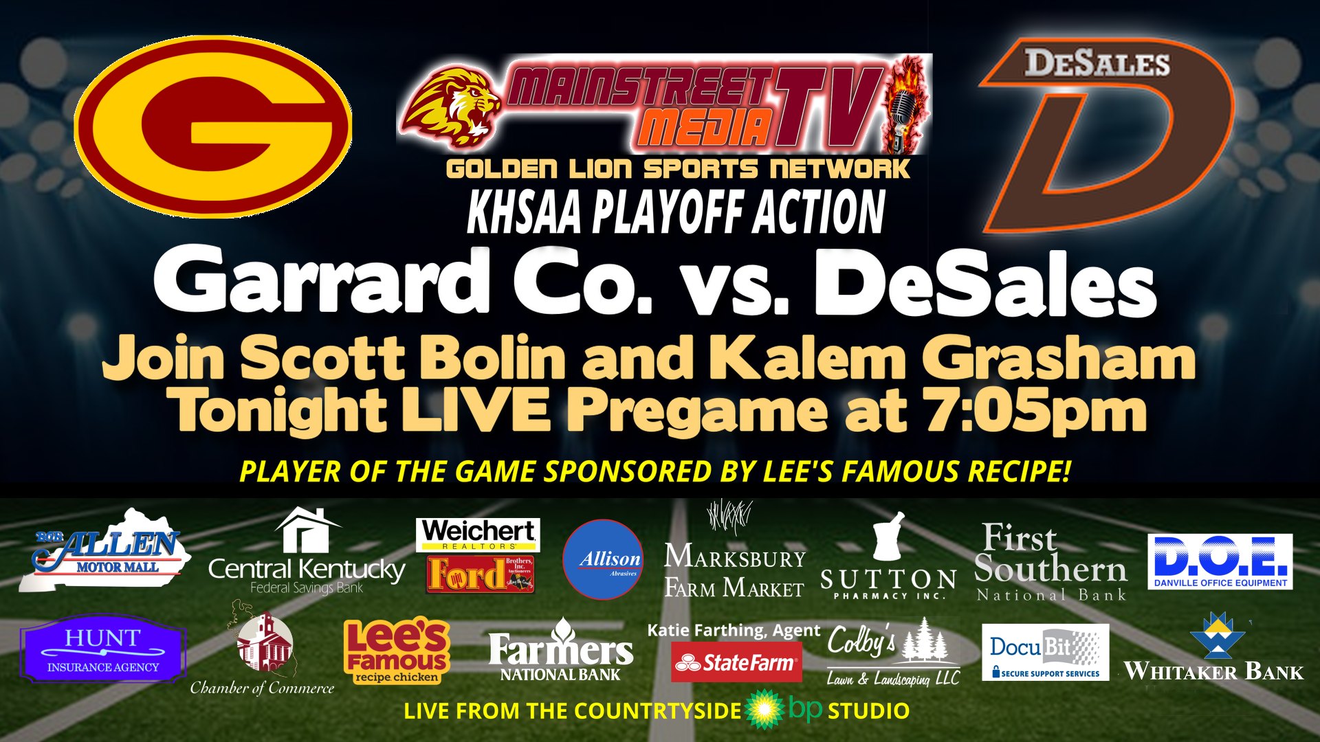 MAINSTREETMEDIATV - 🏈 Playoff Football Friday is HERE! 🏈 The Golden ...