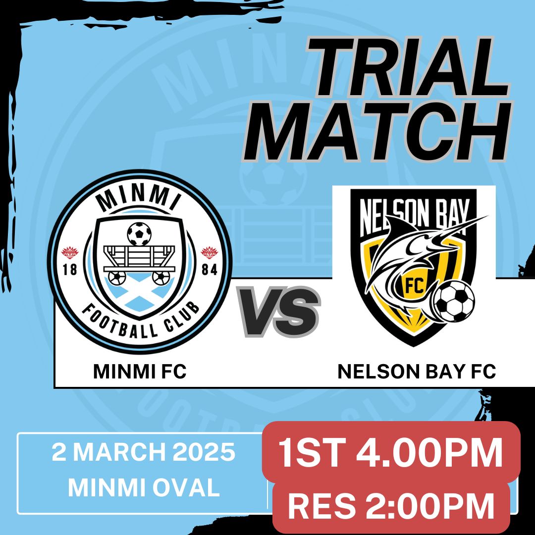 Minmi - 🕛🕛Change of times 🕛🕛 1sts:4pm Res: 2pm 🟦🟦📢 Upcoming Trial Match ...