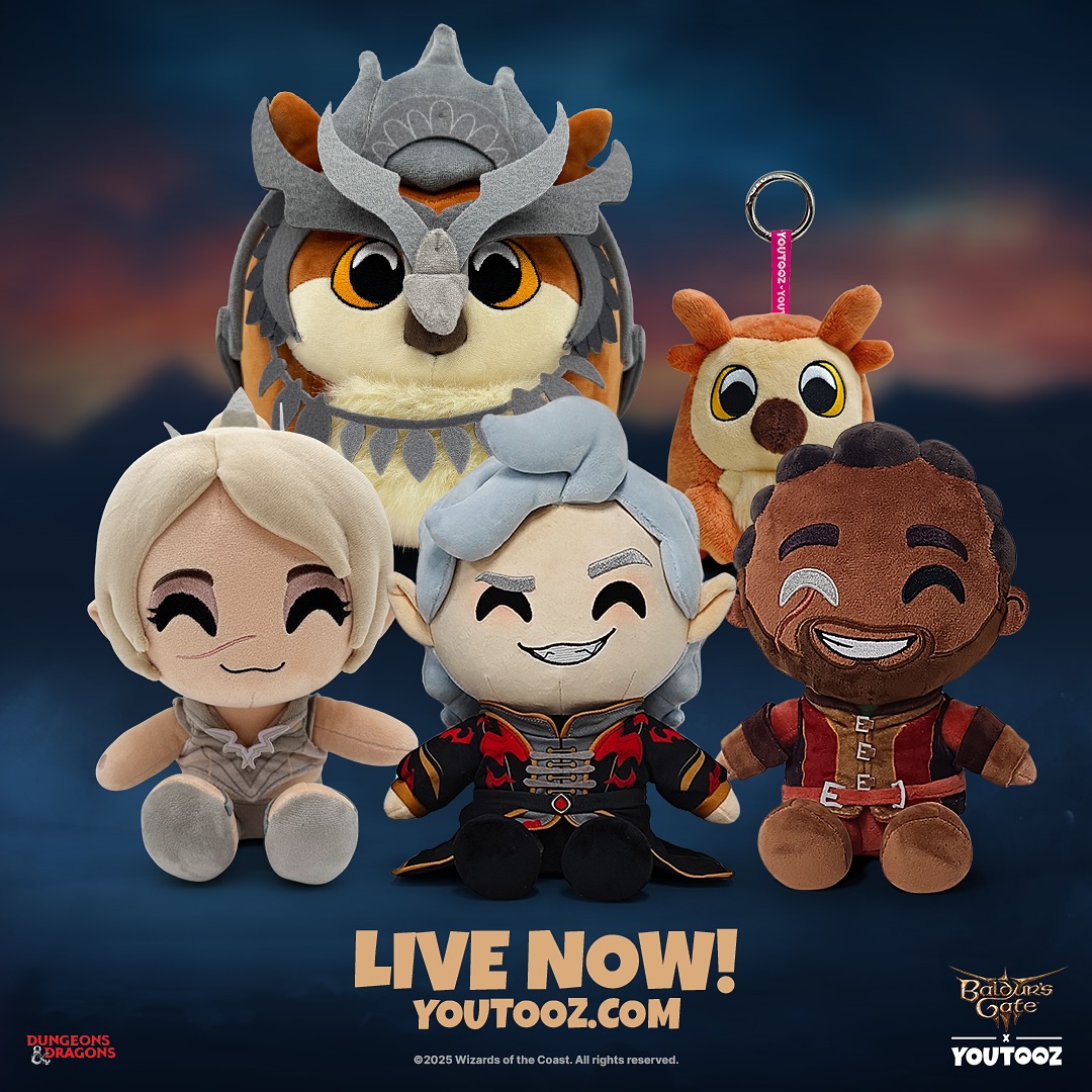 finally the ritual is complete 🦉 all new baldurs gate 3 plushies