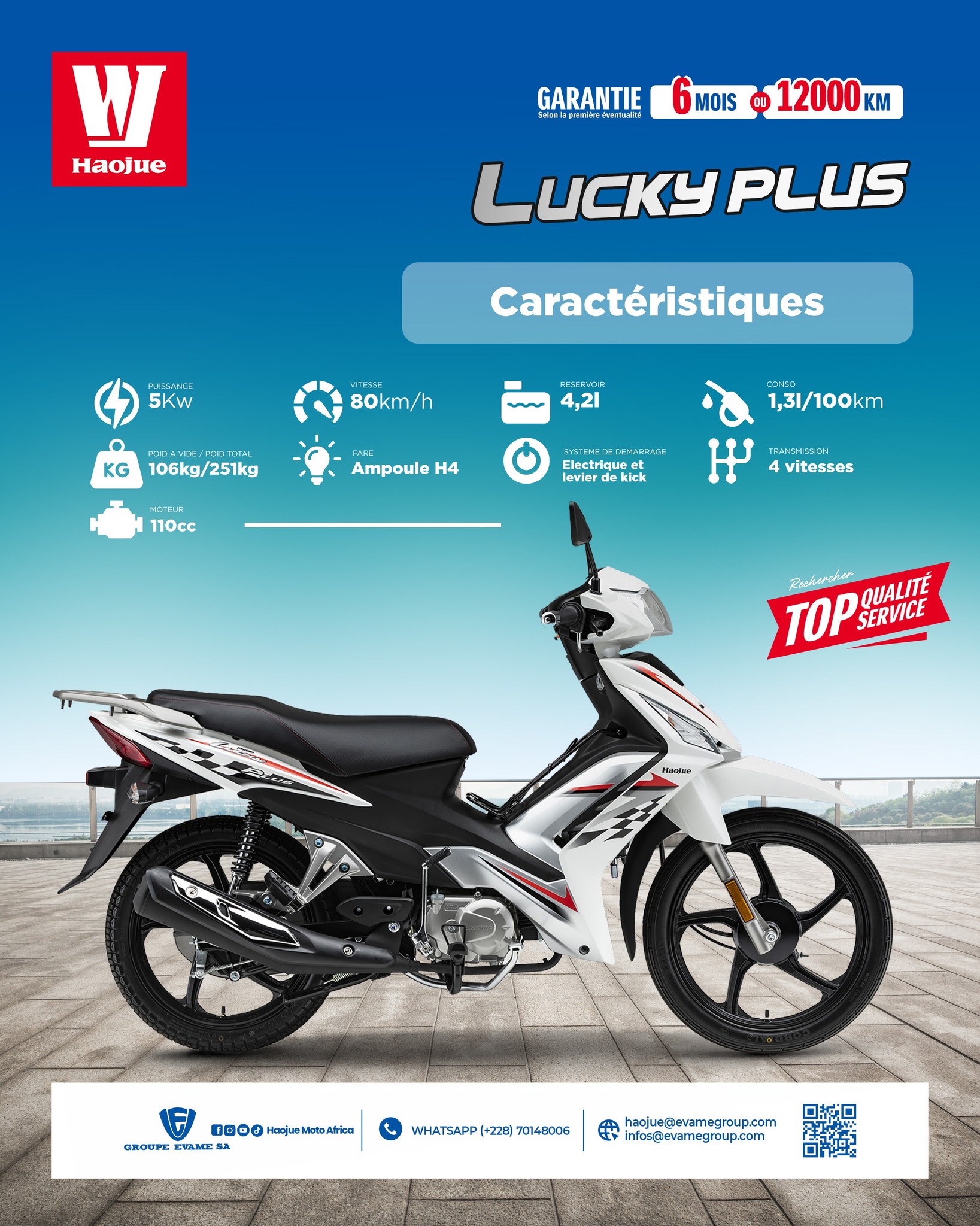 HAOJUE LUCKY PLUS : Le Classique qui... - Haojue Moto Africa | Facebook