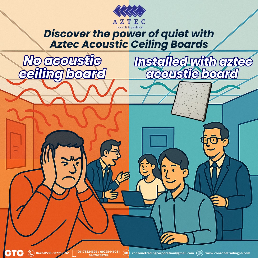 Upgrade your space with Aztec Acoustic Ceiling Boards – designed to ...