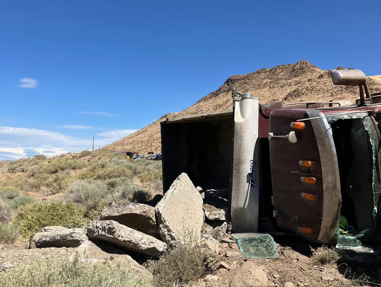 Nevada Highway Patrol Searching for Blue Kenworth Semi With Front