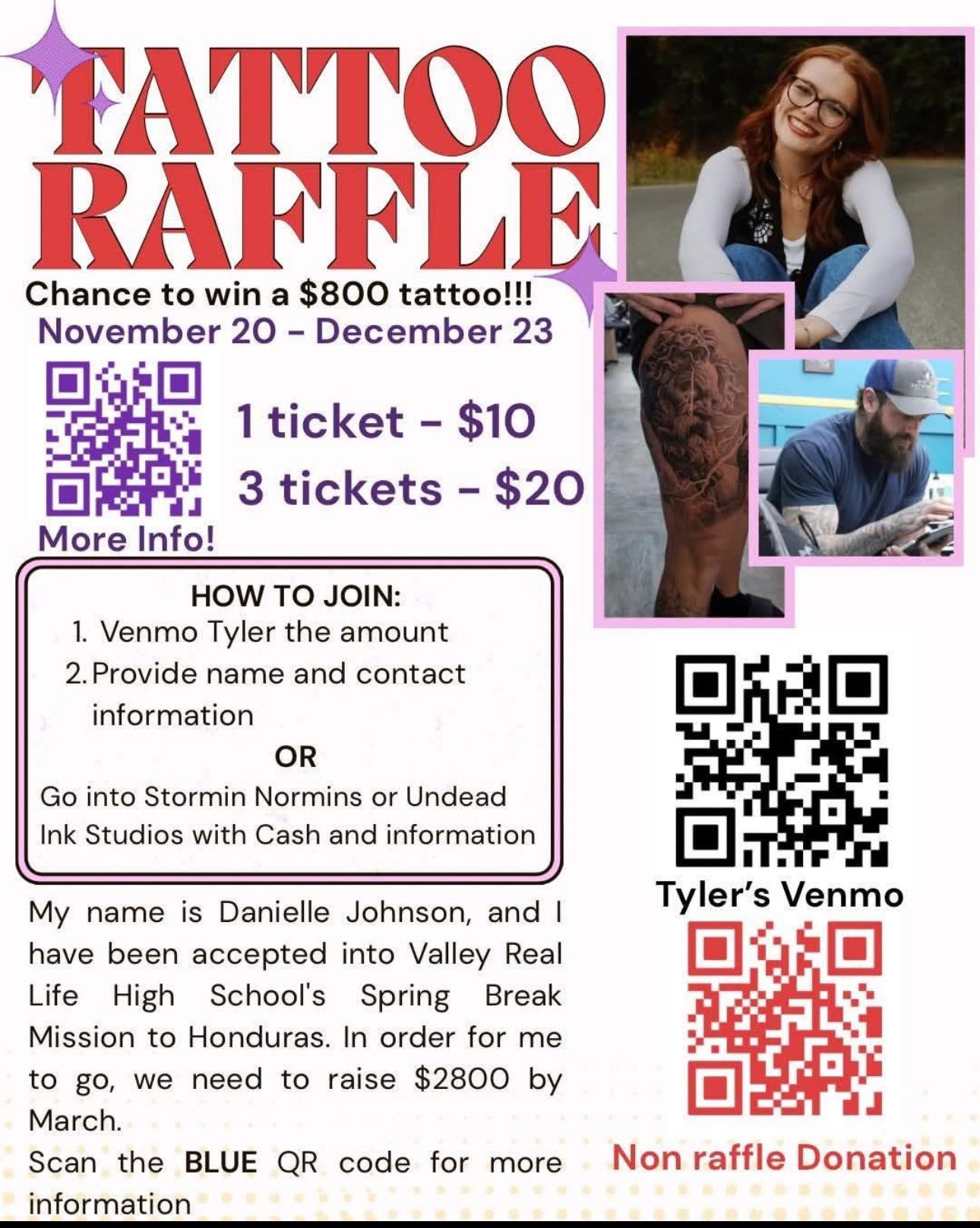 Stormin - Come in and buy a ticket for our raffle! Our very own Amanda ...