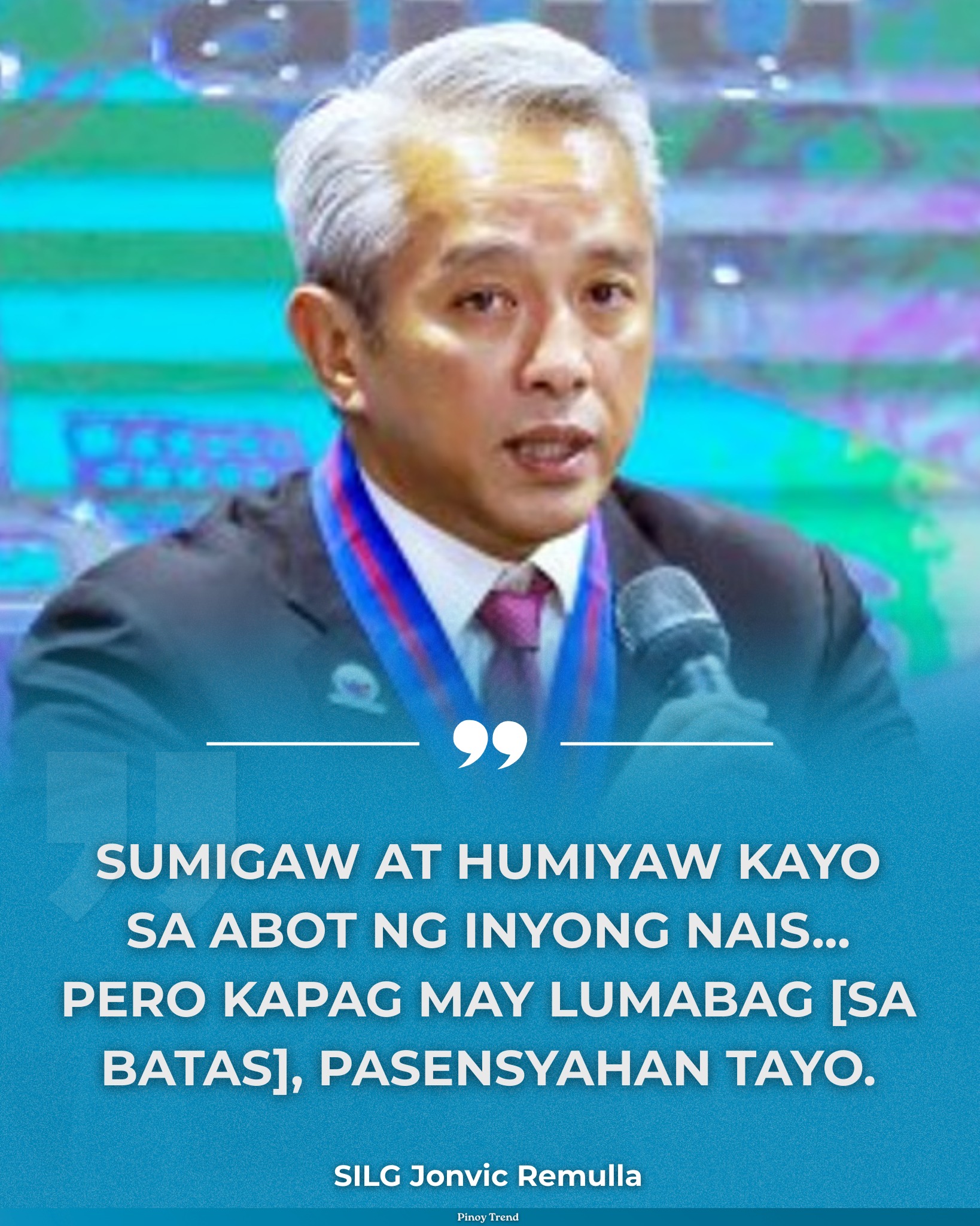 Pinoy - SEC. REMULLA, NAGBABALA SA MGA LALABAG SA BATAS SA NOVEMBER 30 ...